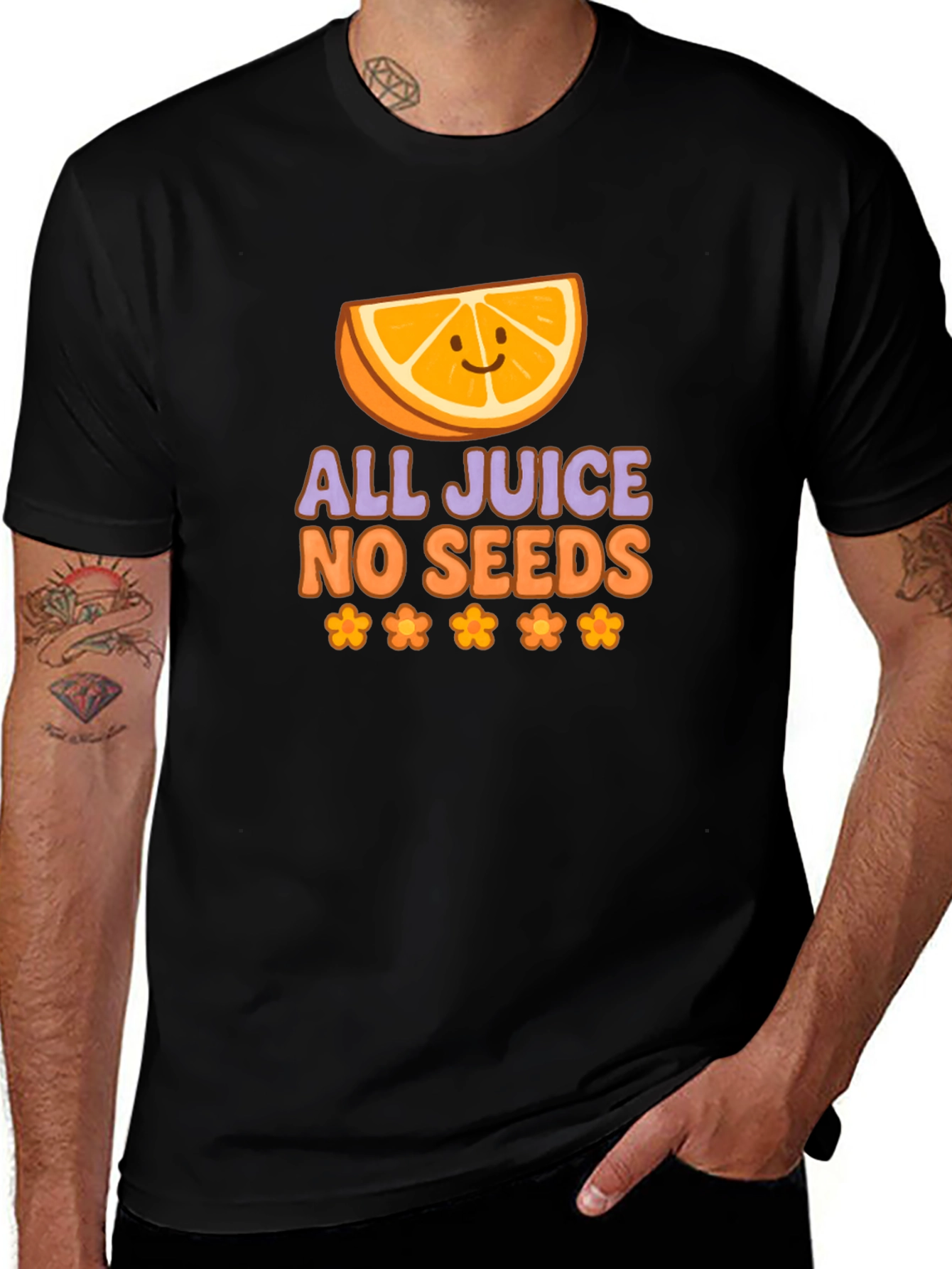 All Juice No Seeds Graphic T-Shirt