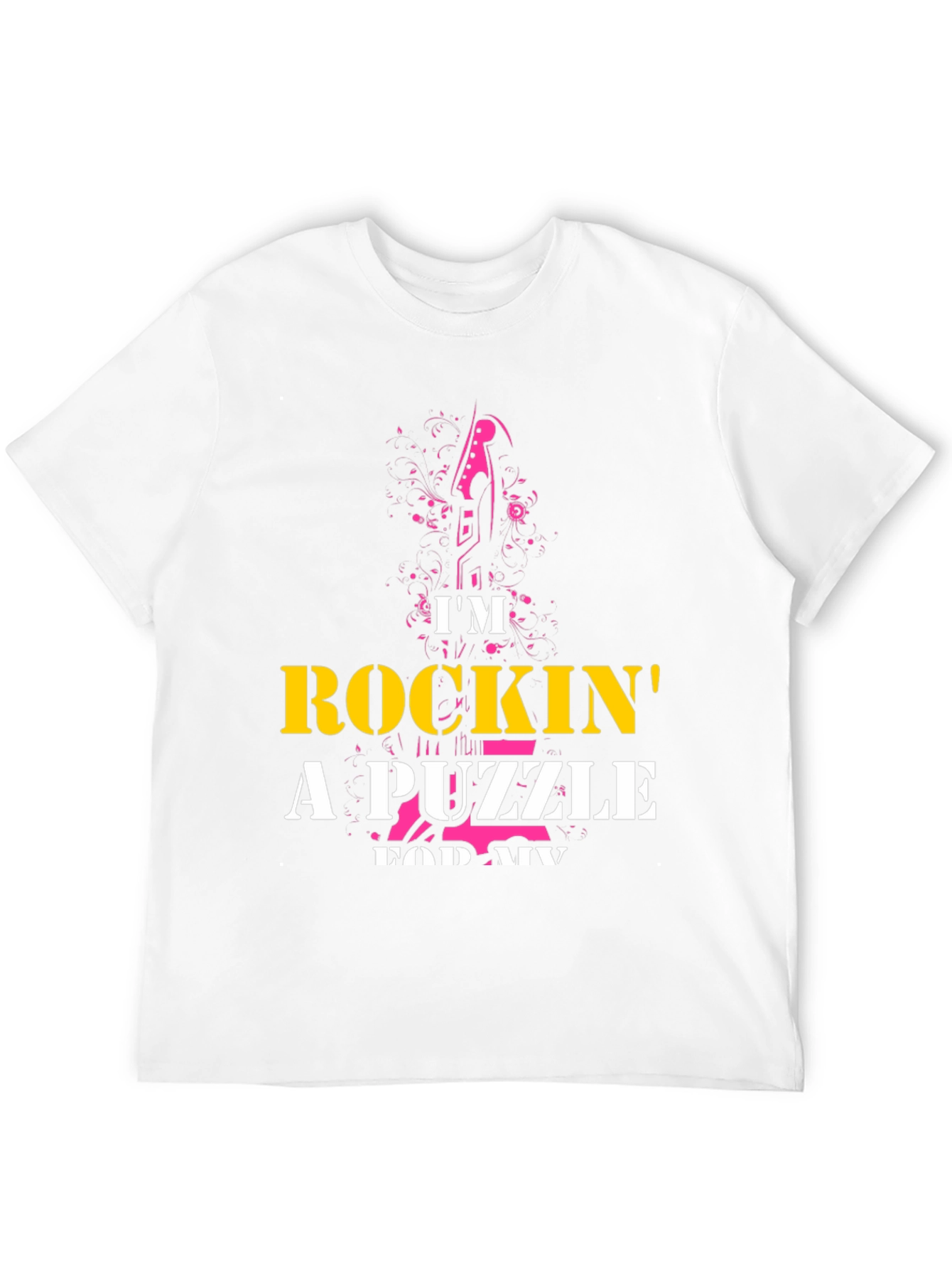 Rockin a Puzzle T-Shirt - Unique Graphic Tee