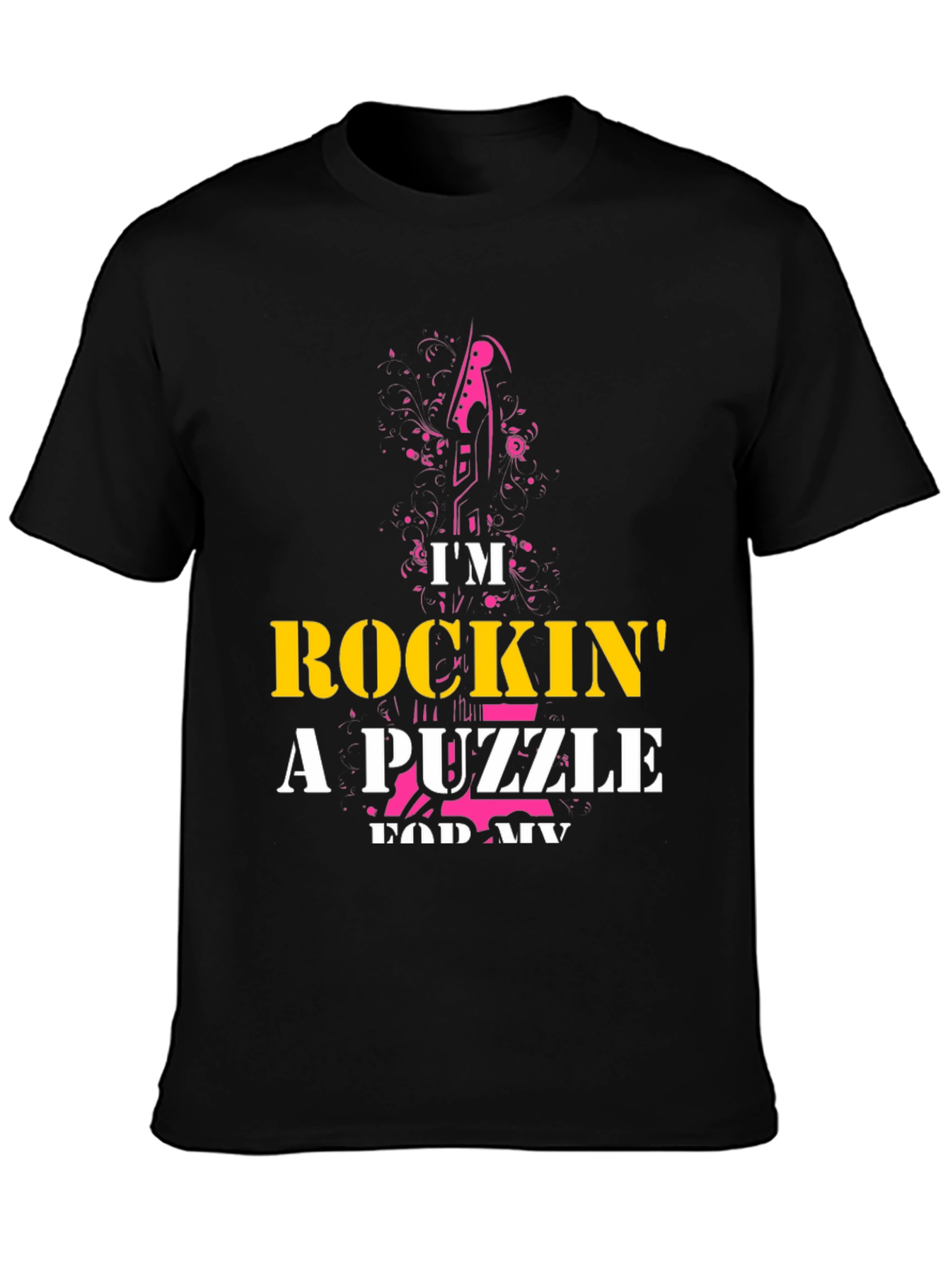 Rockin a Puzzle T-Shirt - Unique Graphic Tee