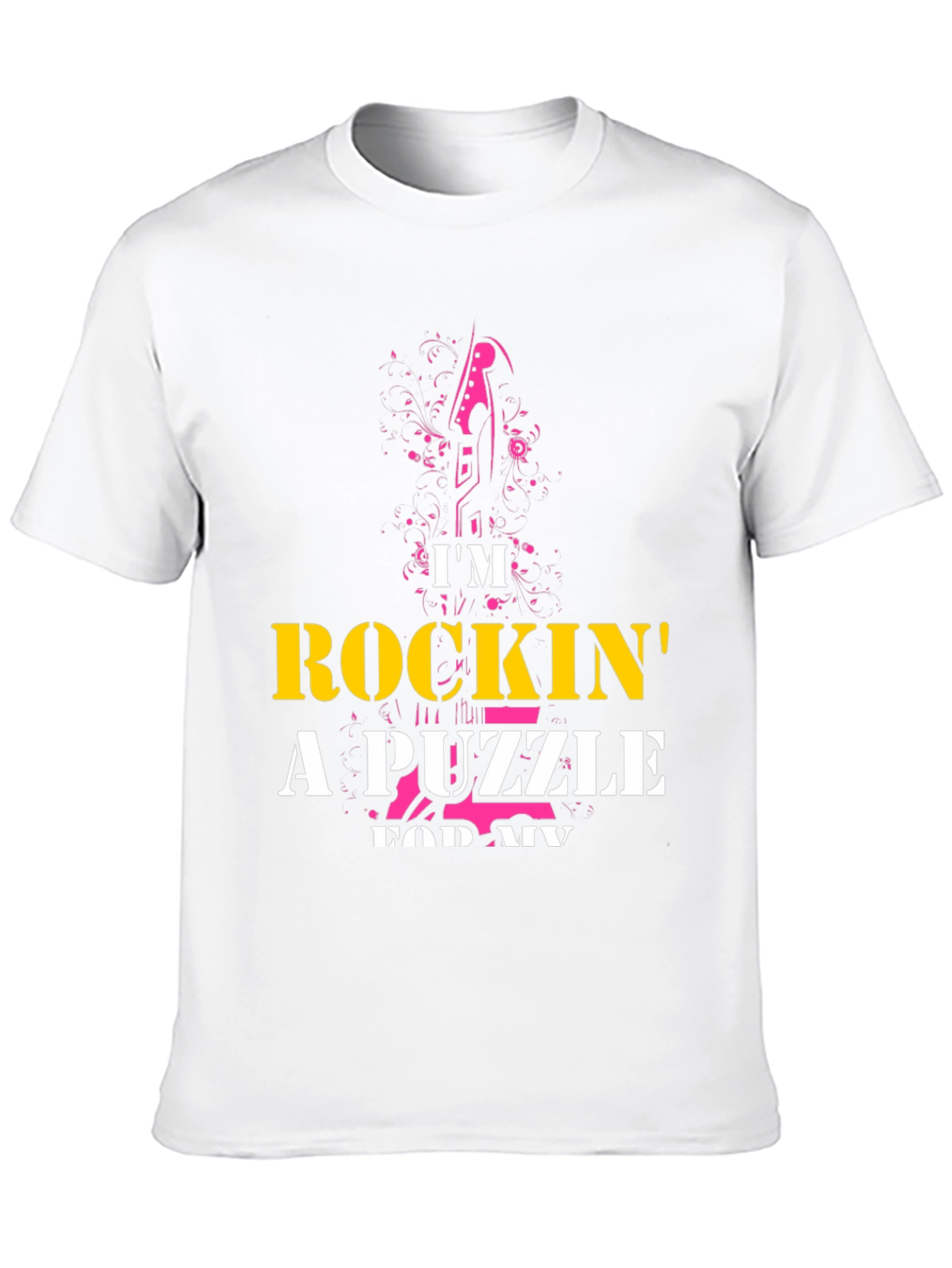 Rockin a Puzzle T-Shirt - Unique Graphic Tee