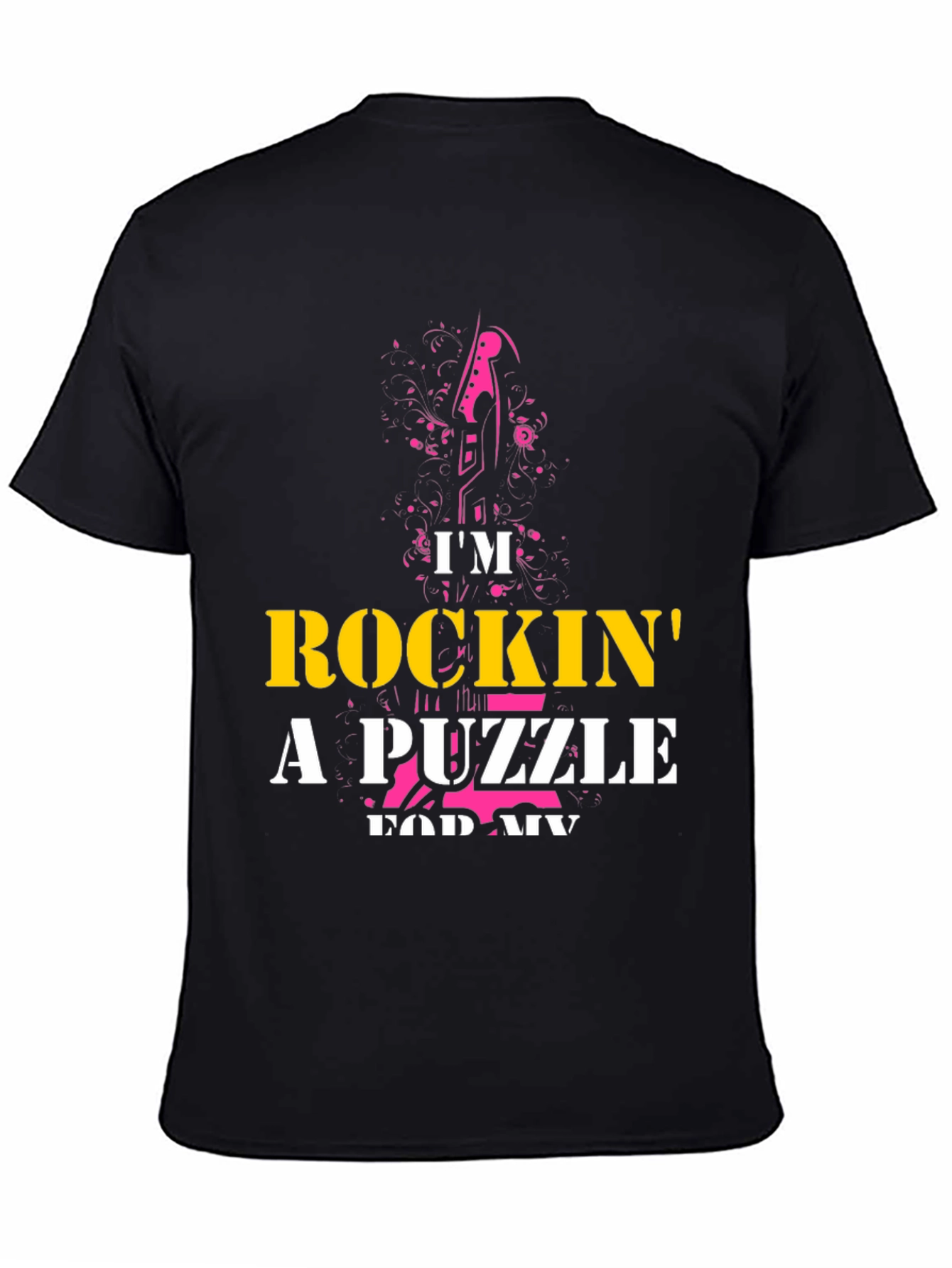 Rockin a Puzzle T-Shirt - Unique Graphic Tee