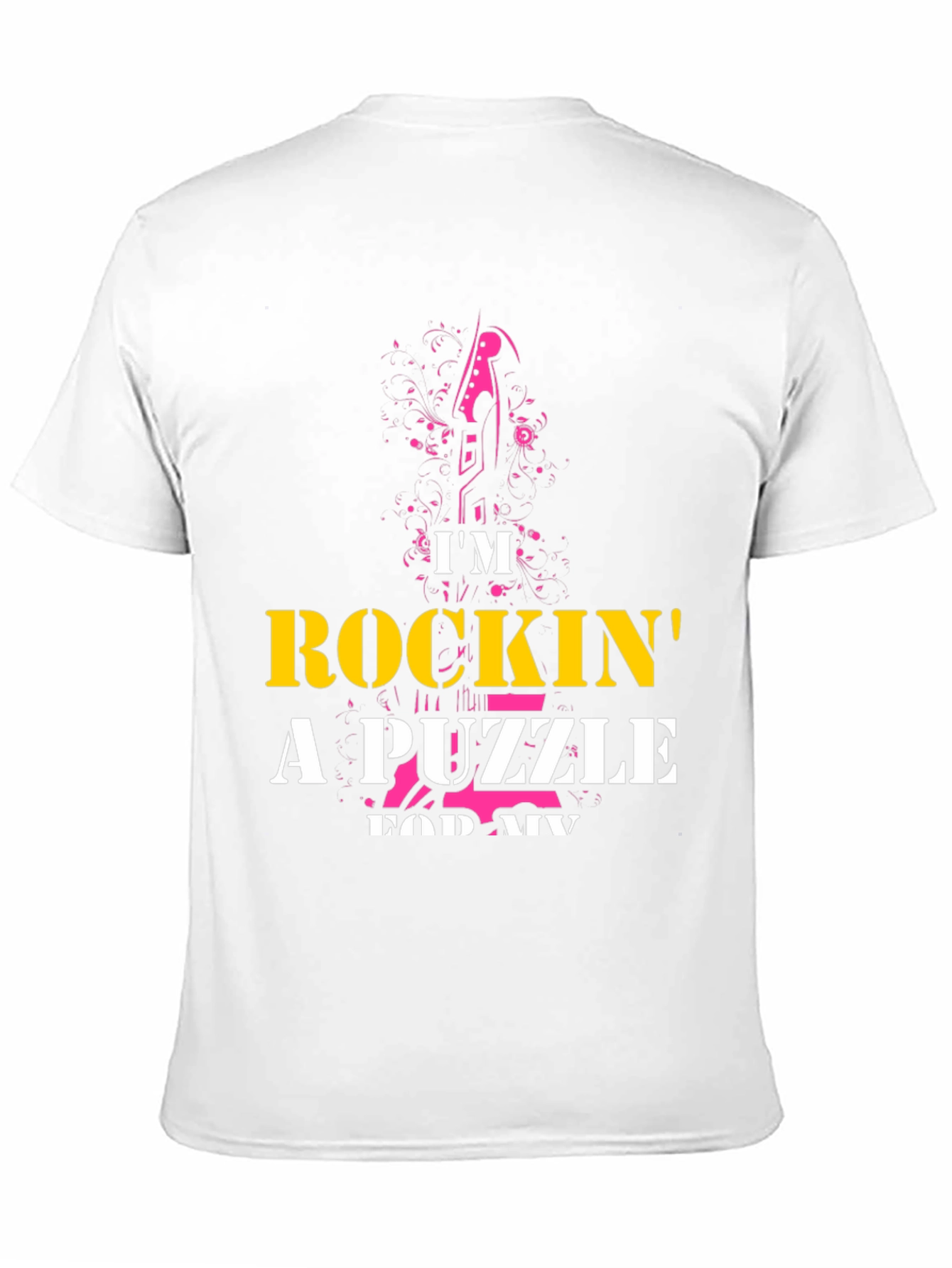 Rockin a Puzzle T-Shirt - Unique Graphic Tee