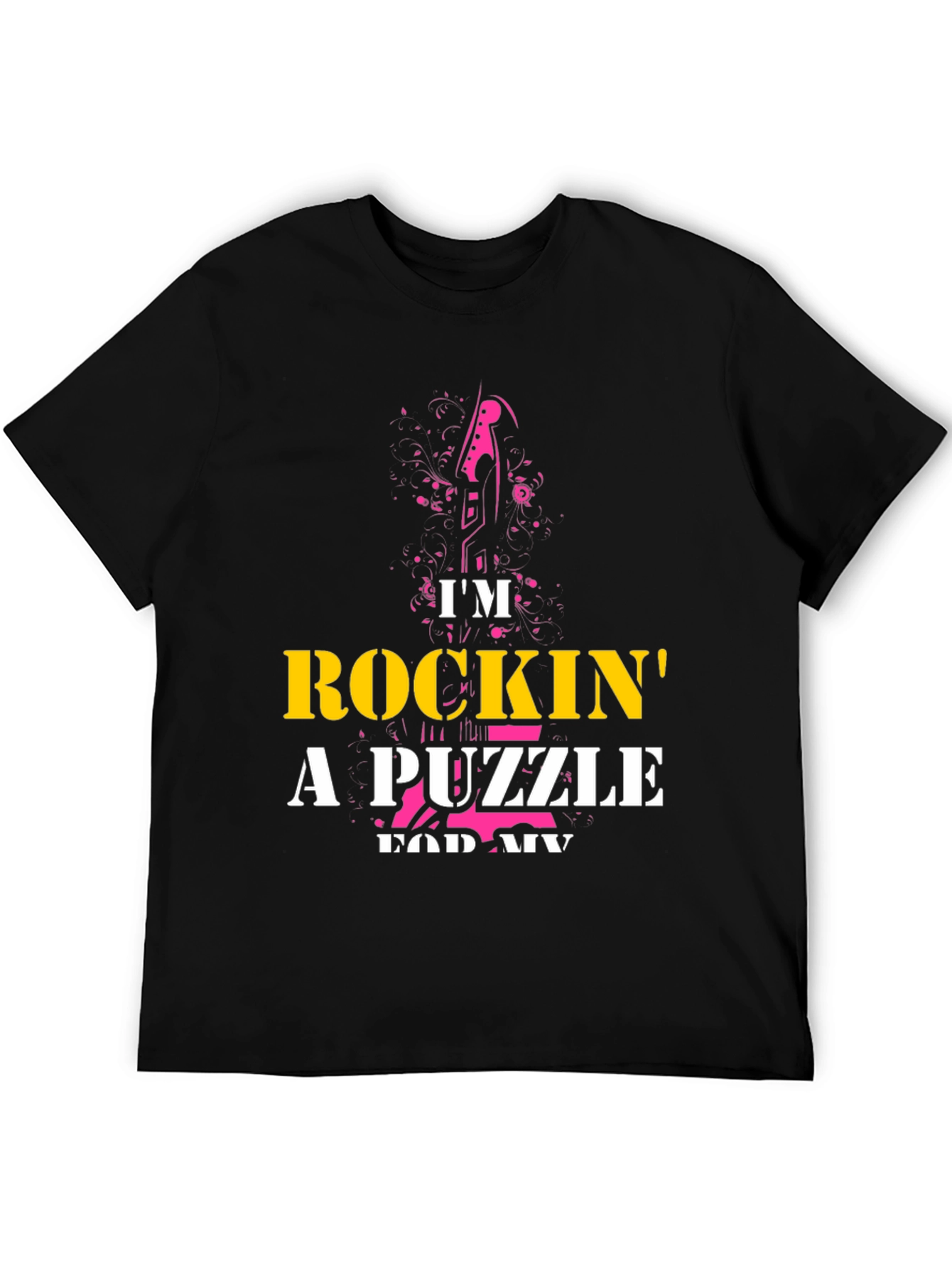 Rockin a Puzzle T-Shirt - Unique Graphic Tee