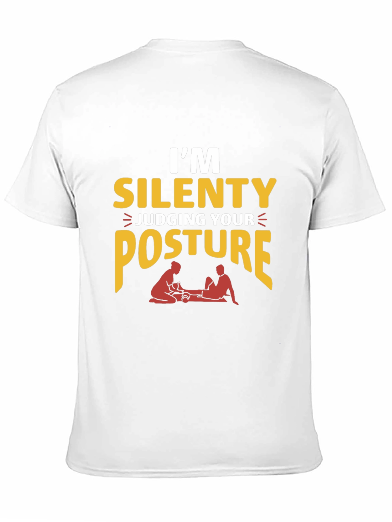 Funny Chiropractic T-Shirt - Silent Posture Judge