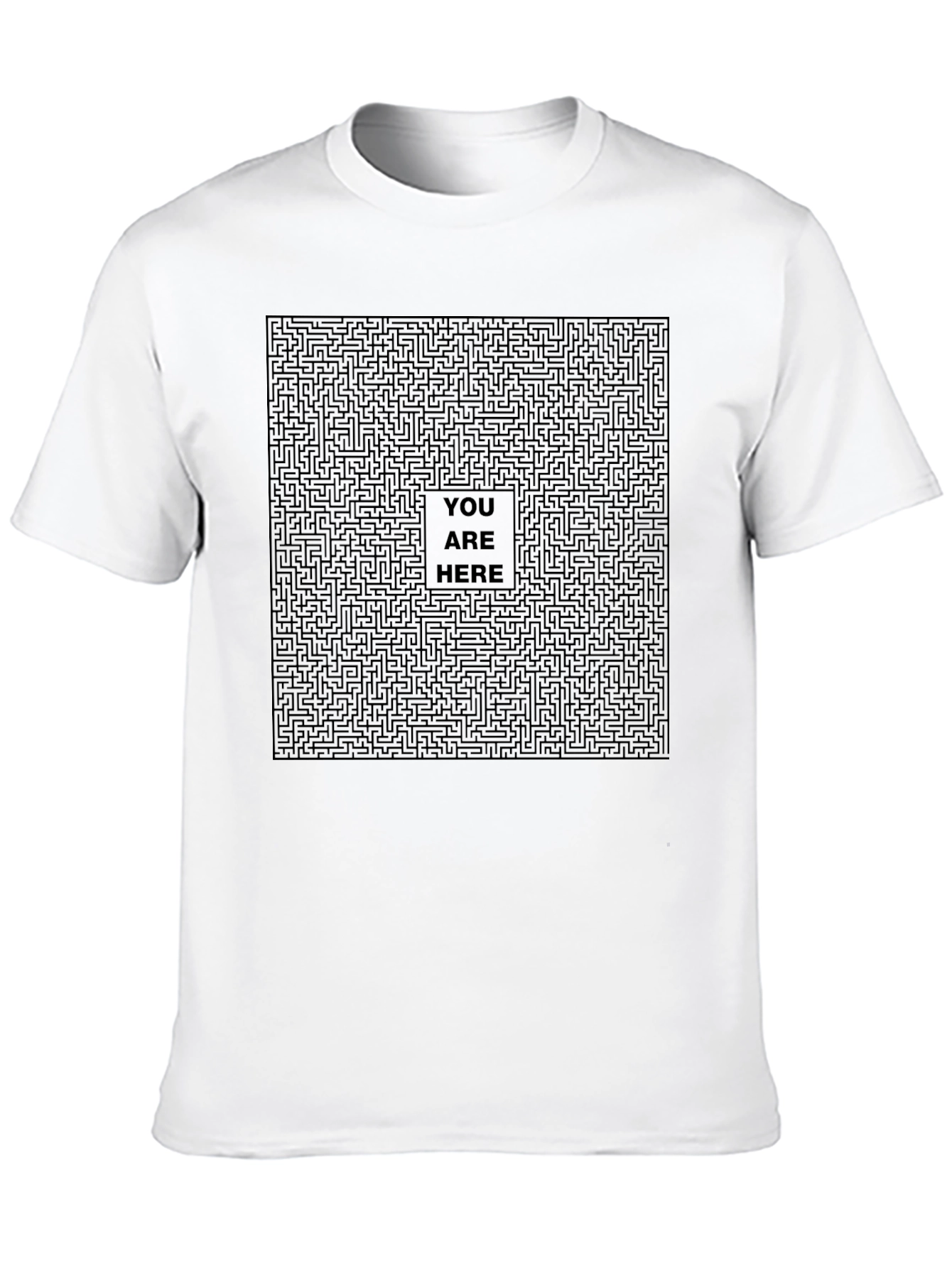 Maze T-Shirt - You Are Here Graphic Tee