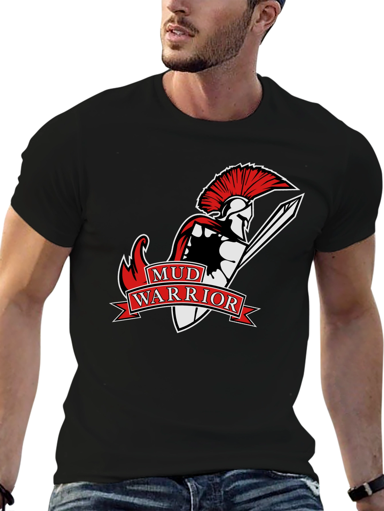 Mud Warrior T-Shirt - Spartan Graphic Tee