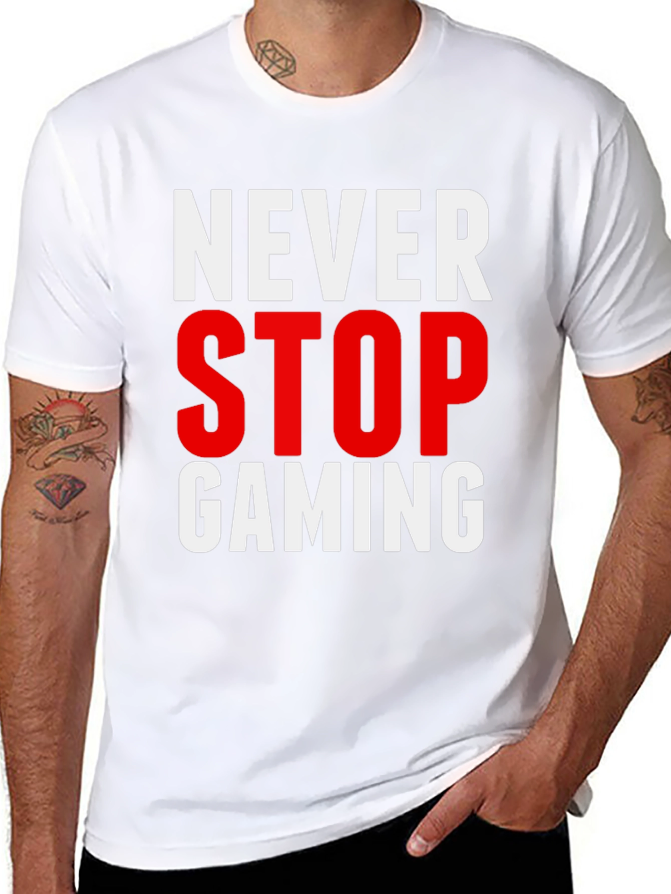 Never Stop Gaming T-Shirt