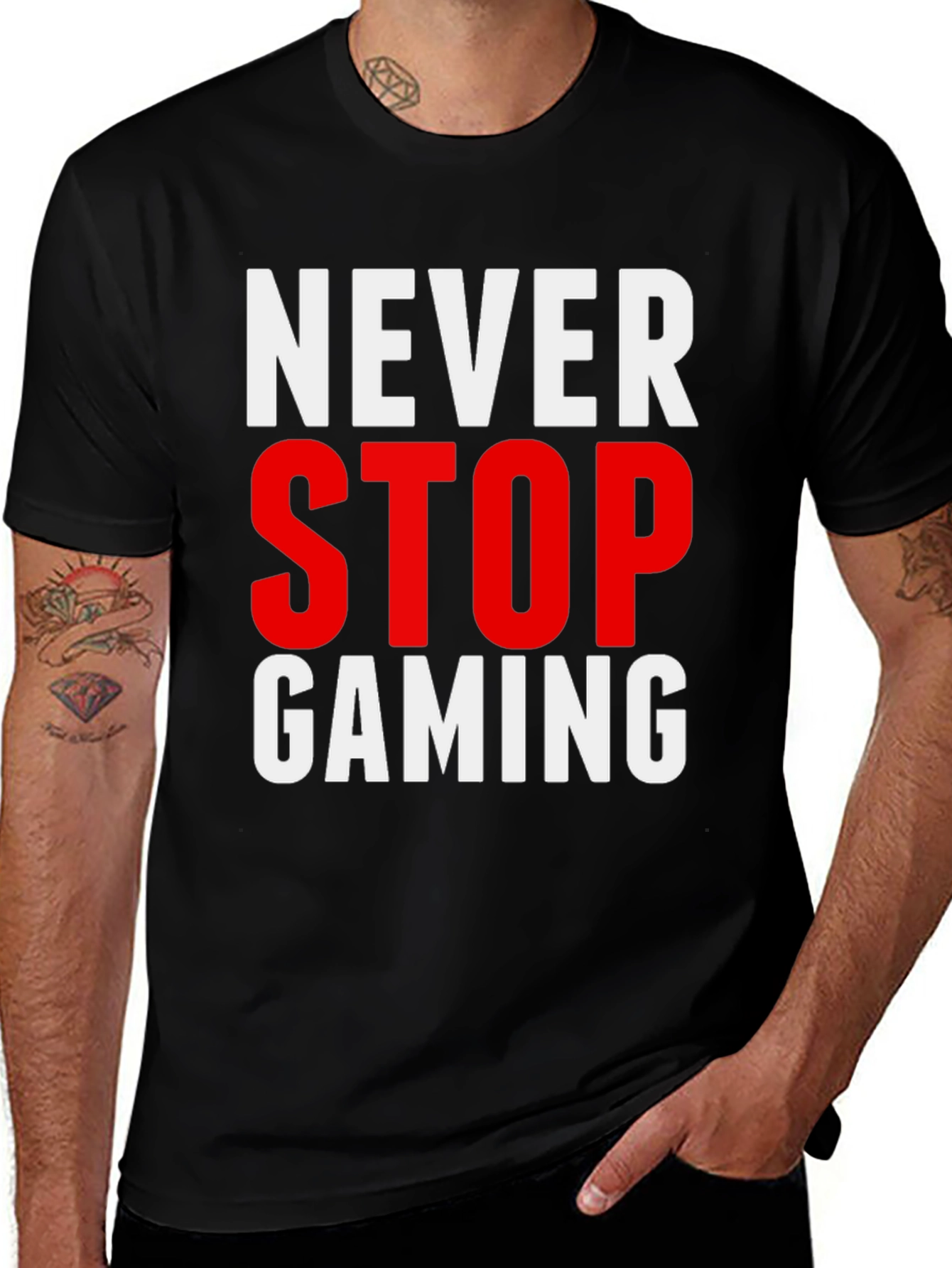 Never Stop Gaming T-Shirt