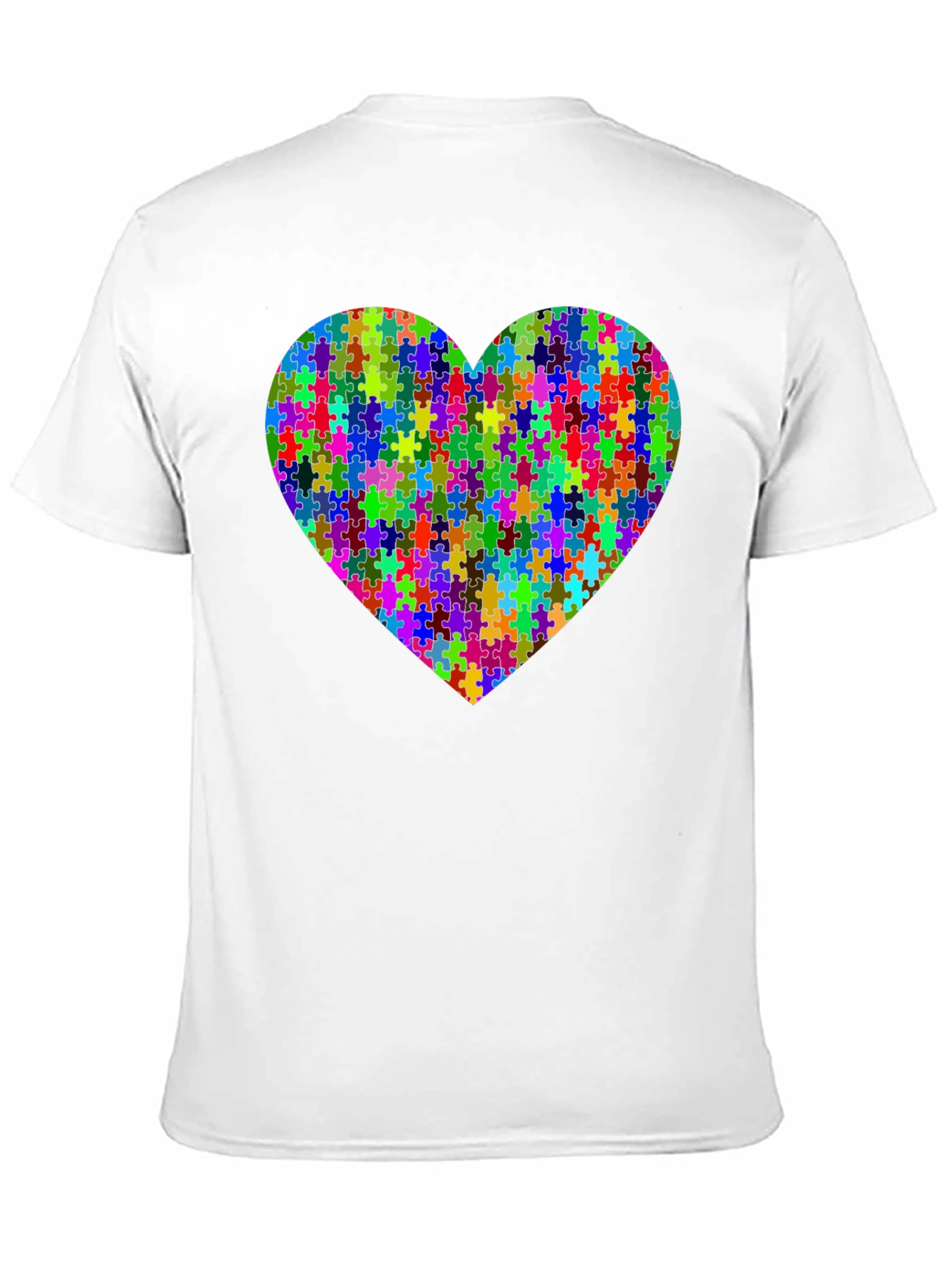 Puzzle Heart Graphic Tee