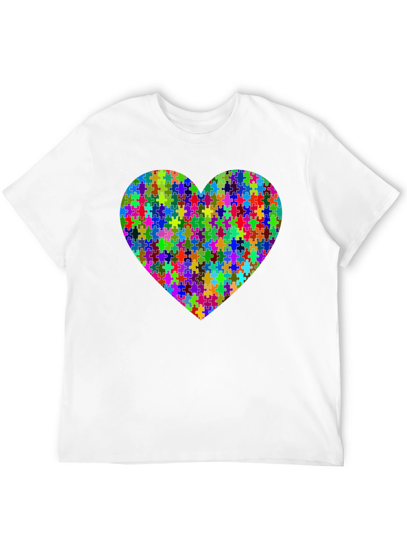 Puzzle Heart Graphic Tee