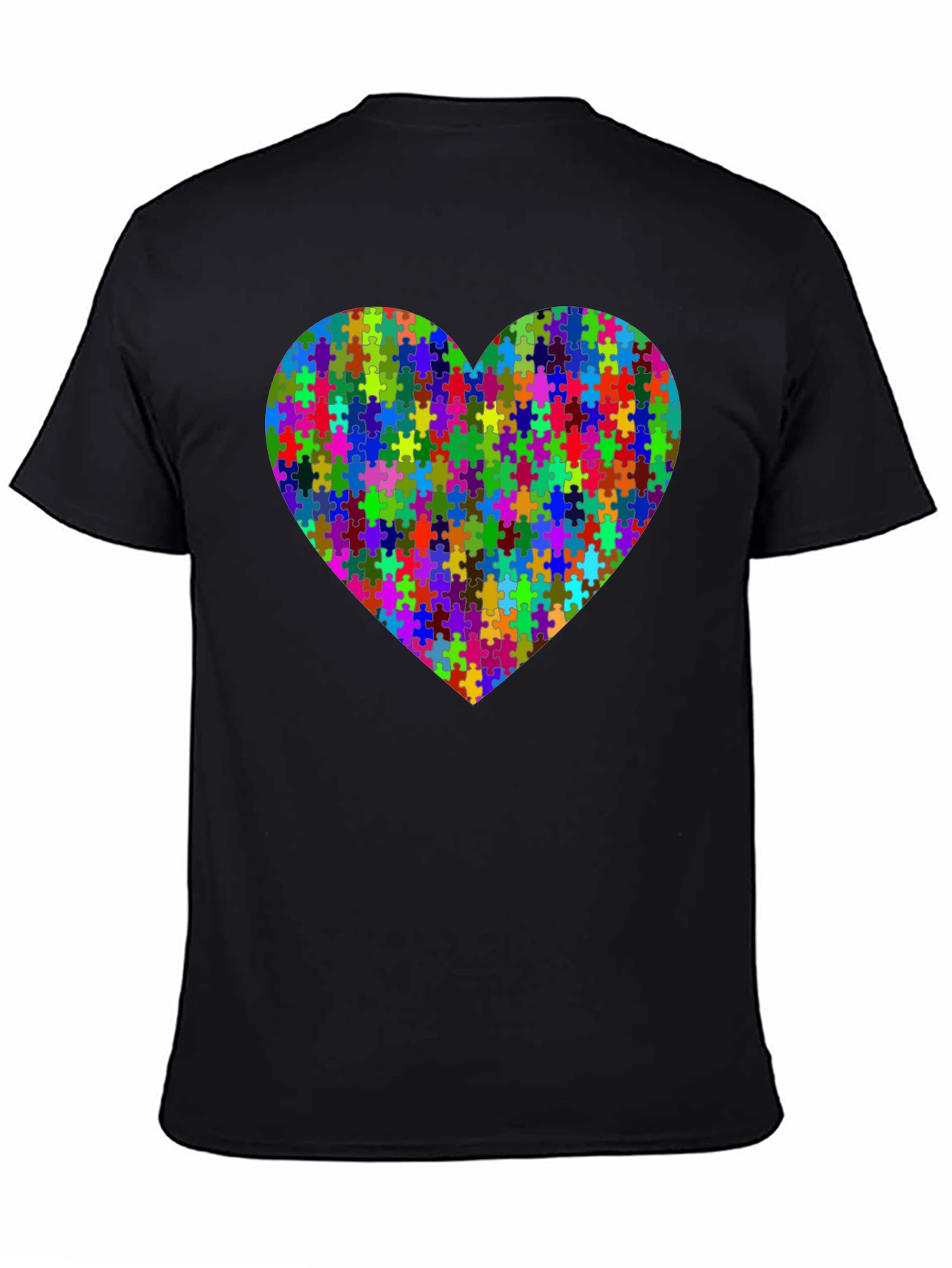 Puzzle Heart Graphic Tee
