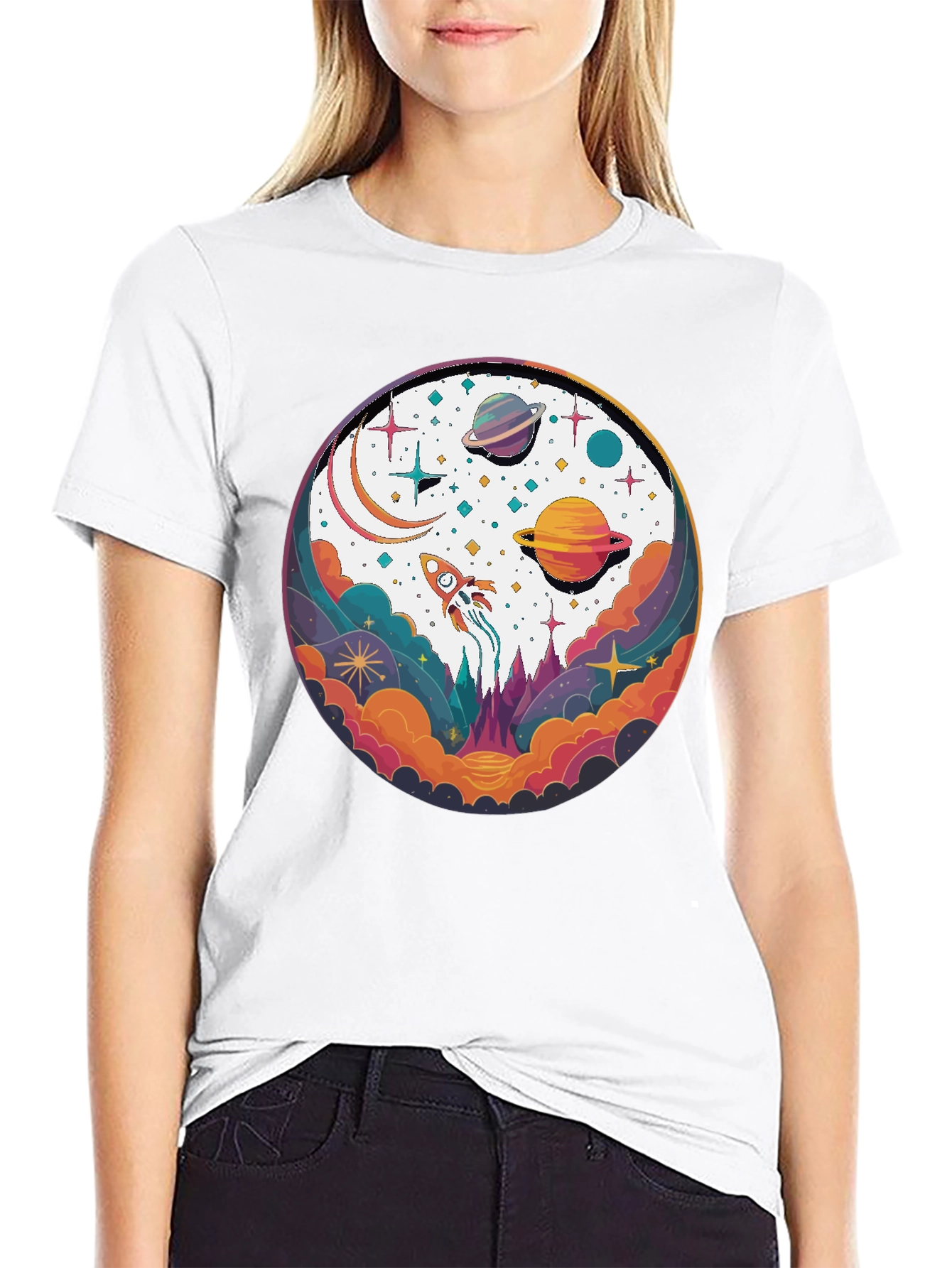 Space Dreams T-Shirt - Cosmic Graphic Tee