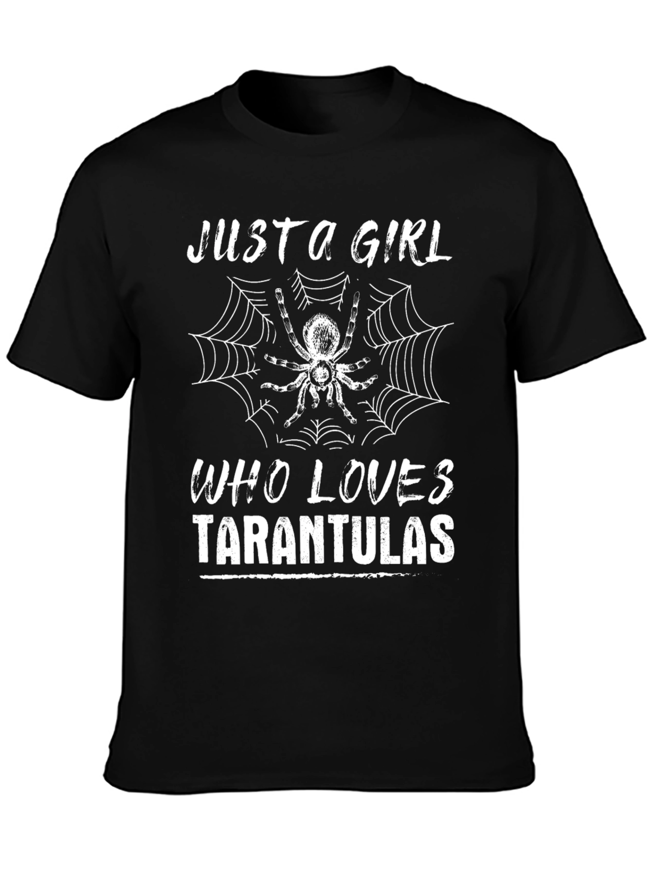Just a Girl Who Loves Tarantulas Graphic Tee