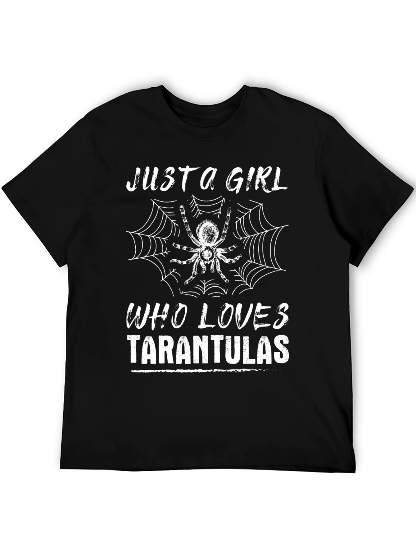 Just a Girl Who Loves Tarantulas Graphic Tee