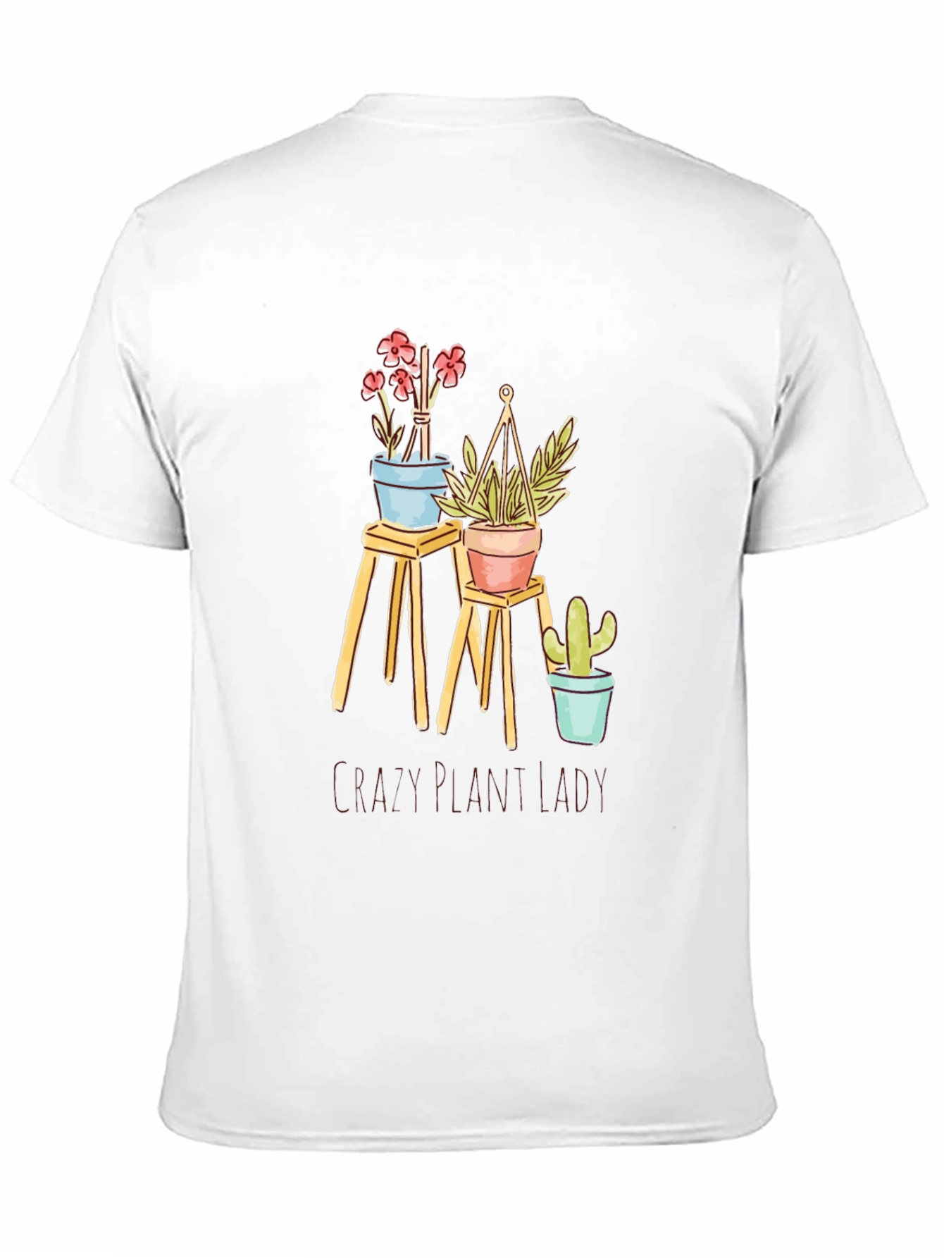 Crazy Plant Lady T-Shirt - Black