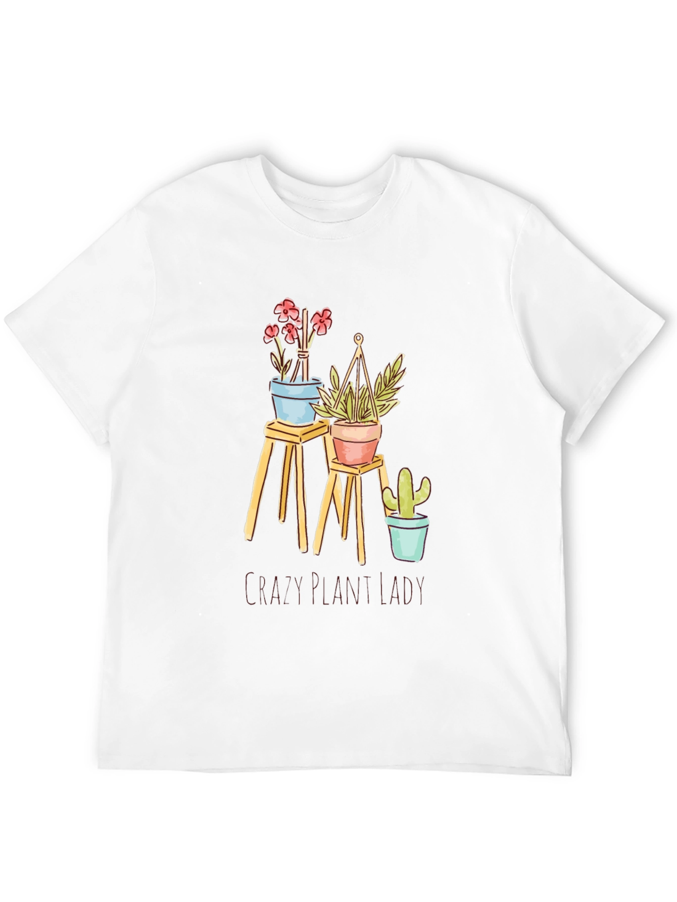 Crazy Plant Lady T-Shirt - Black
