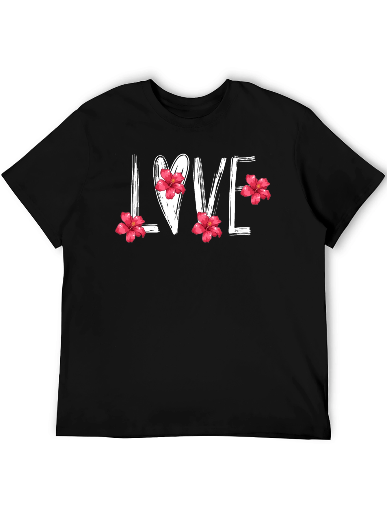 Floral LOVE T-Shirt - Stylish Graphic Tee
