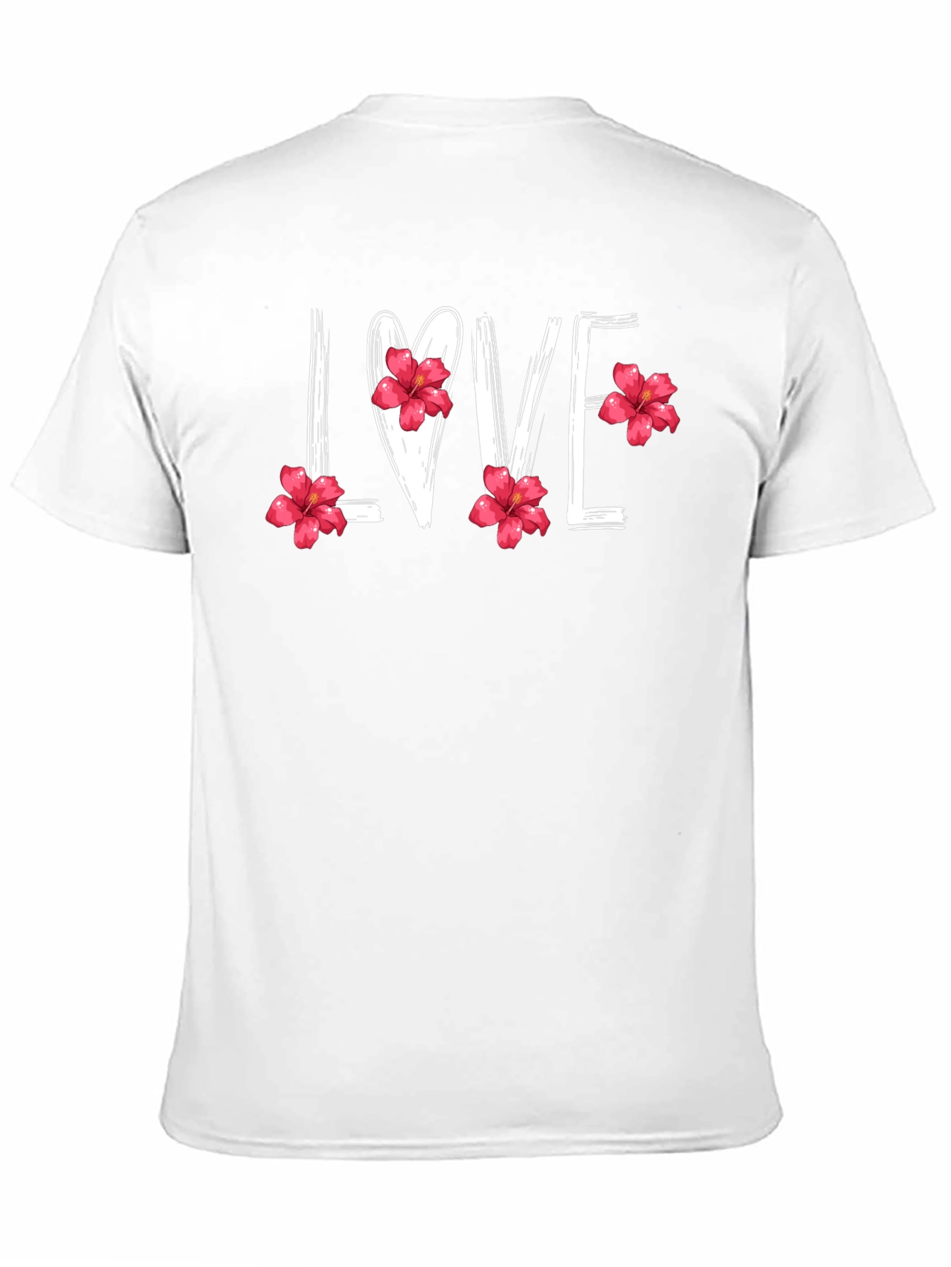 Floral LOVE T-Shirt - Stylish Graphic Tee