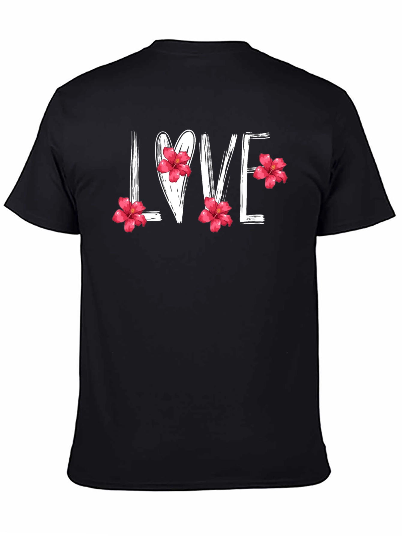 Floral LOVE T-Shirt - Stylish Graphic Tee