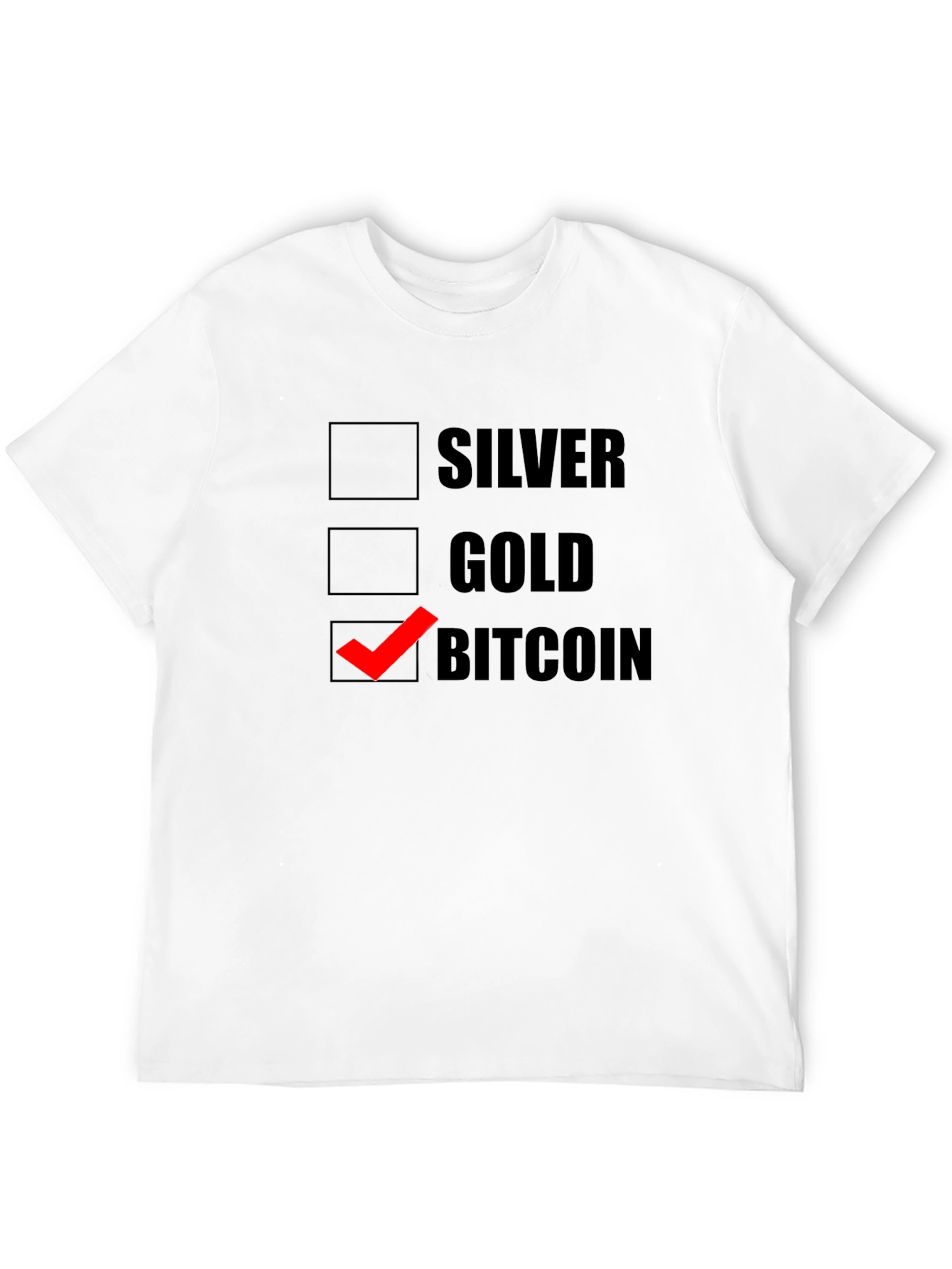 Bitcoin Choice T-Shirt - Crypto Investor Tee