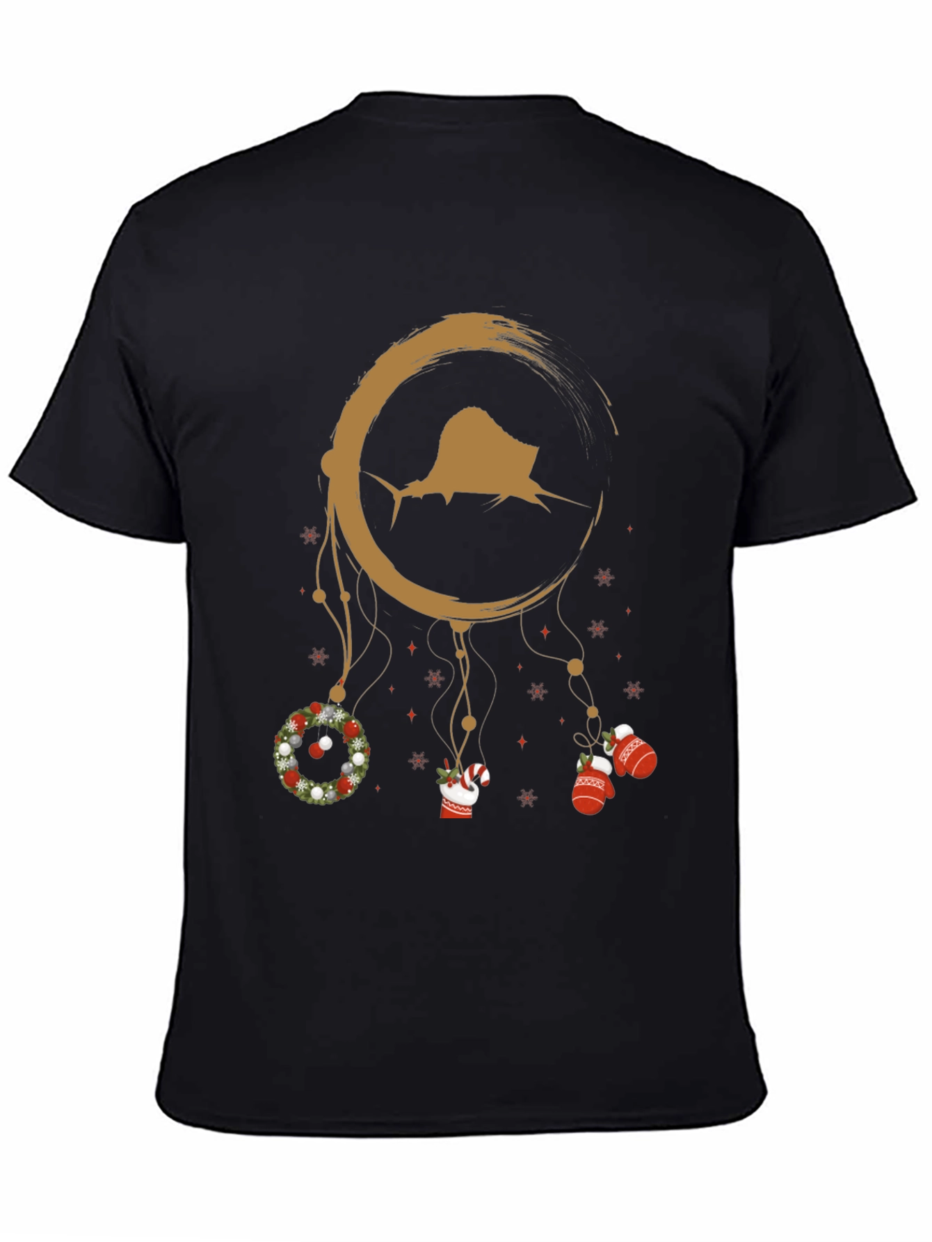 Festive Fishing Dreamcatcher T-Shirt