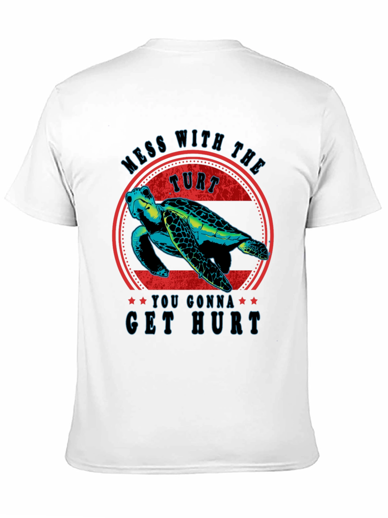 Mess With The Turt T-Shirt Funny Turtle Graphic Tee