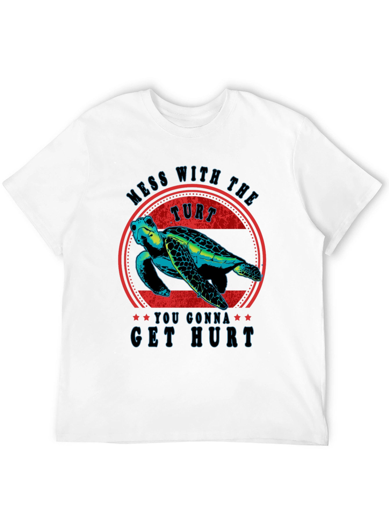 Mess With The Turt T-Shirt Funny Turtle Graphic Tee