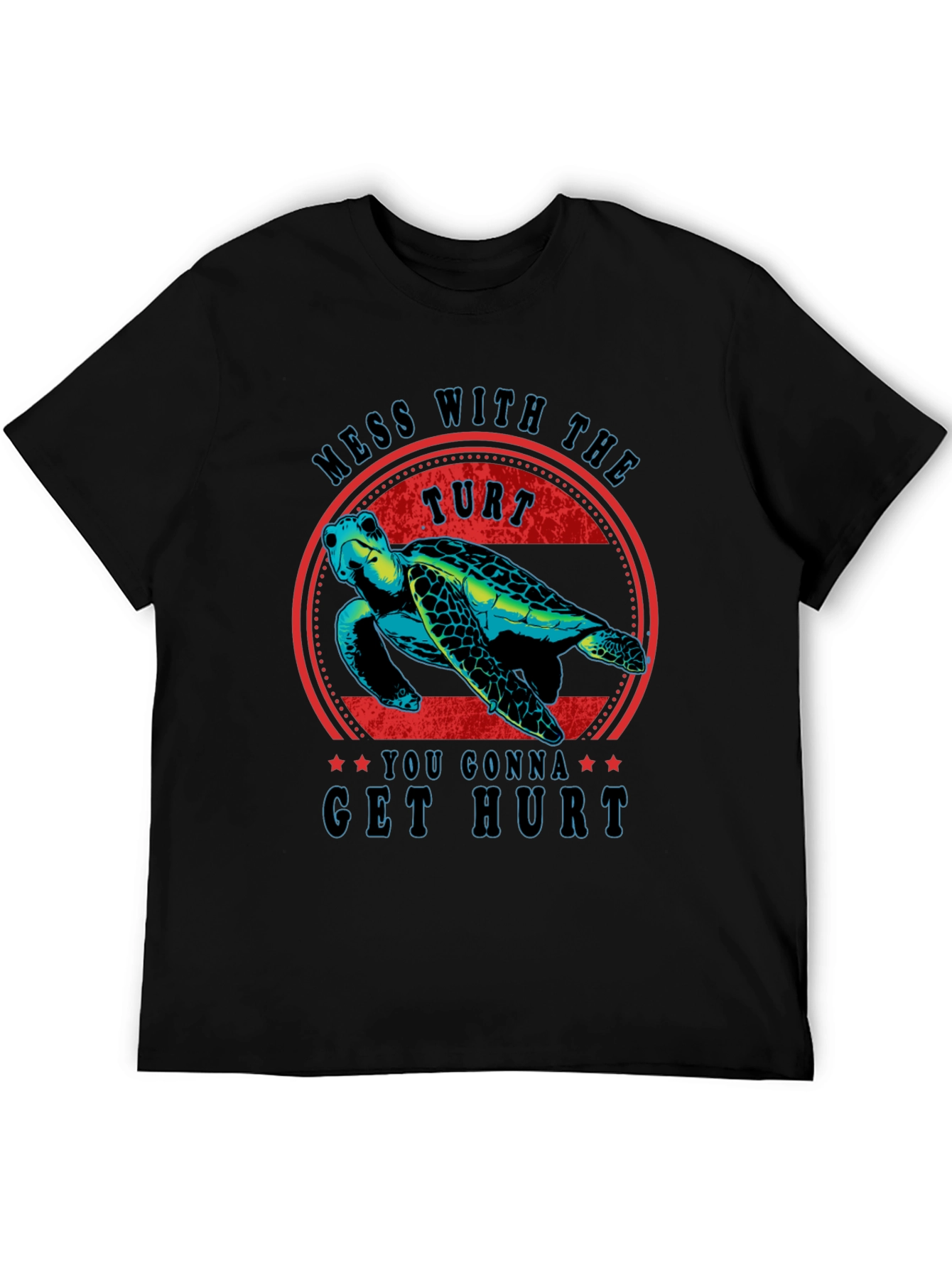 Mess With The Turt T-Shirt Funny Turtle Graphic Tee