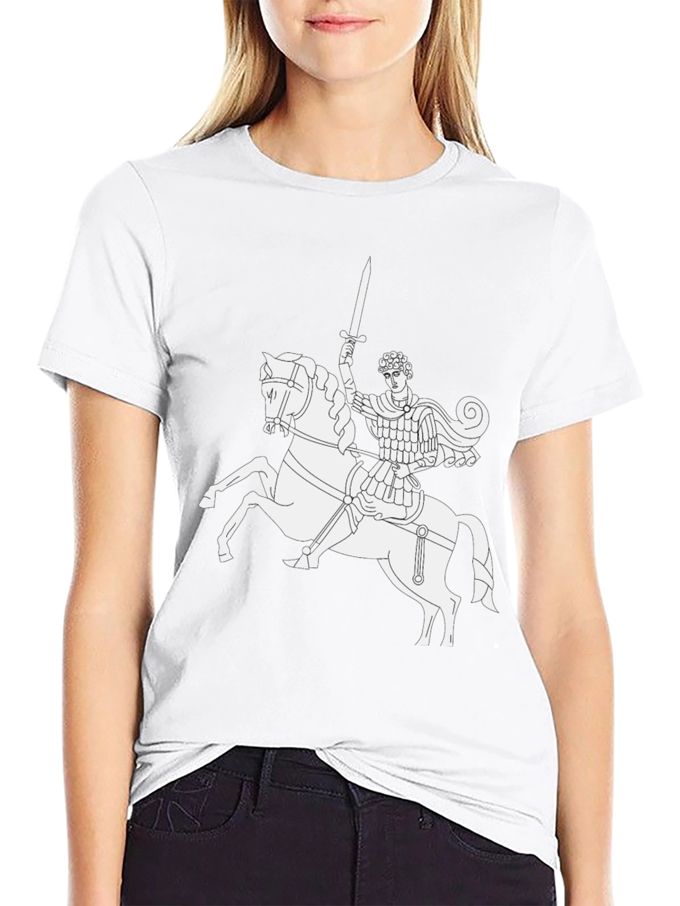 Medieval Knight T-Shirt - Black