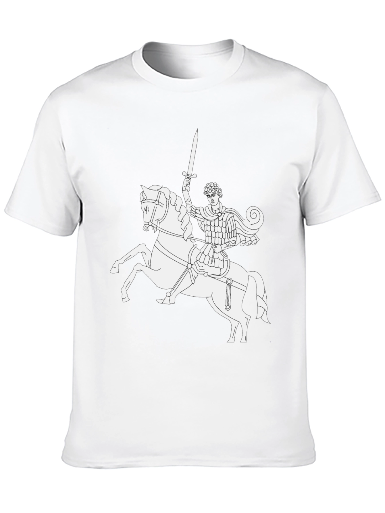 Medieval Knight T-Shirt - Black