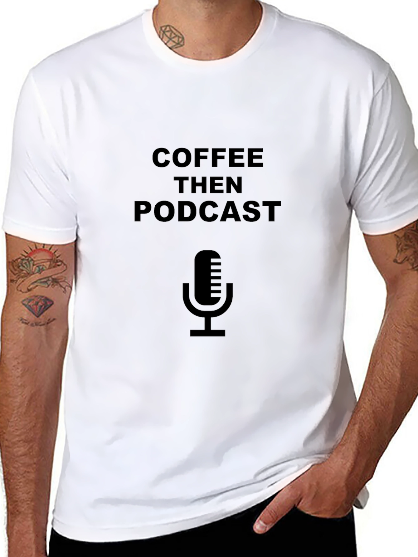 Coffee Then Podcast T-Shirt