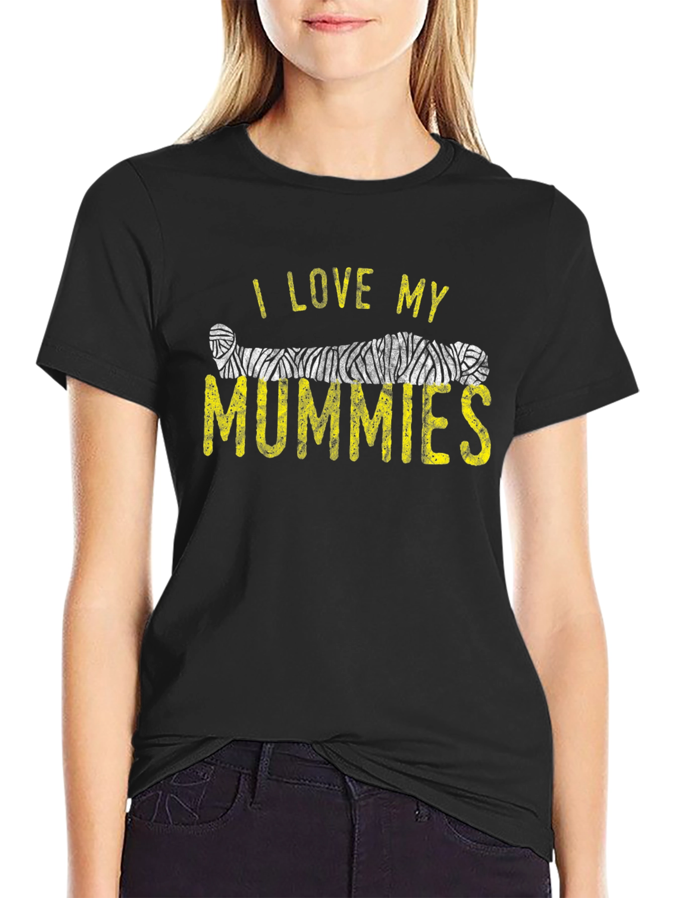 I Love My Mummies T-Shirt - Halloween Graphic Tee