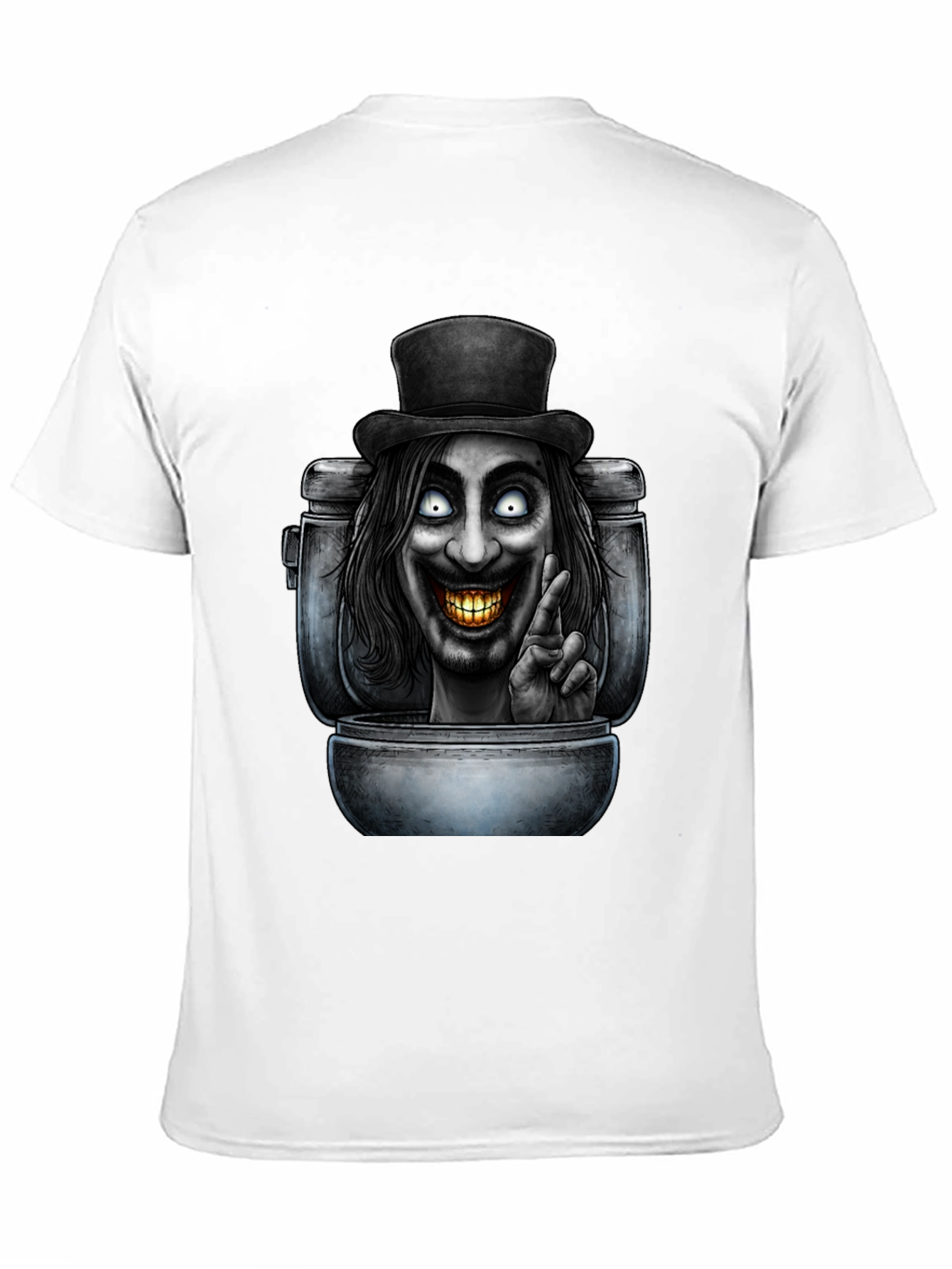 Toilet Monster T-Shirt - Black Graphic Tee