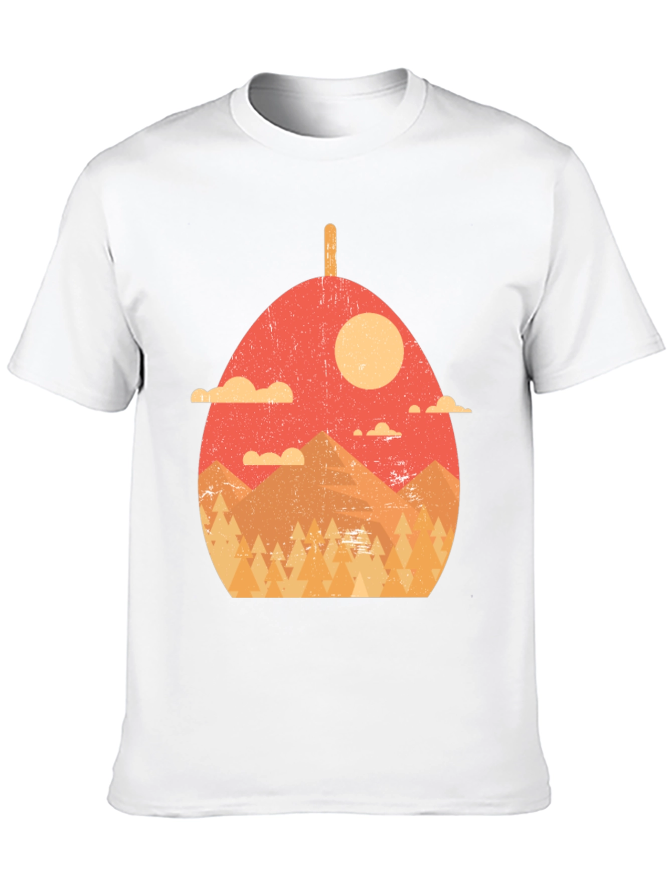 Retro Mountainscape Graphic Tee - Nature Lovers Shirt