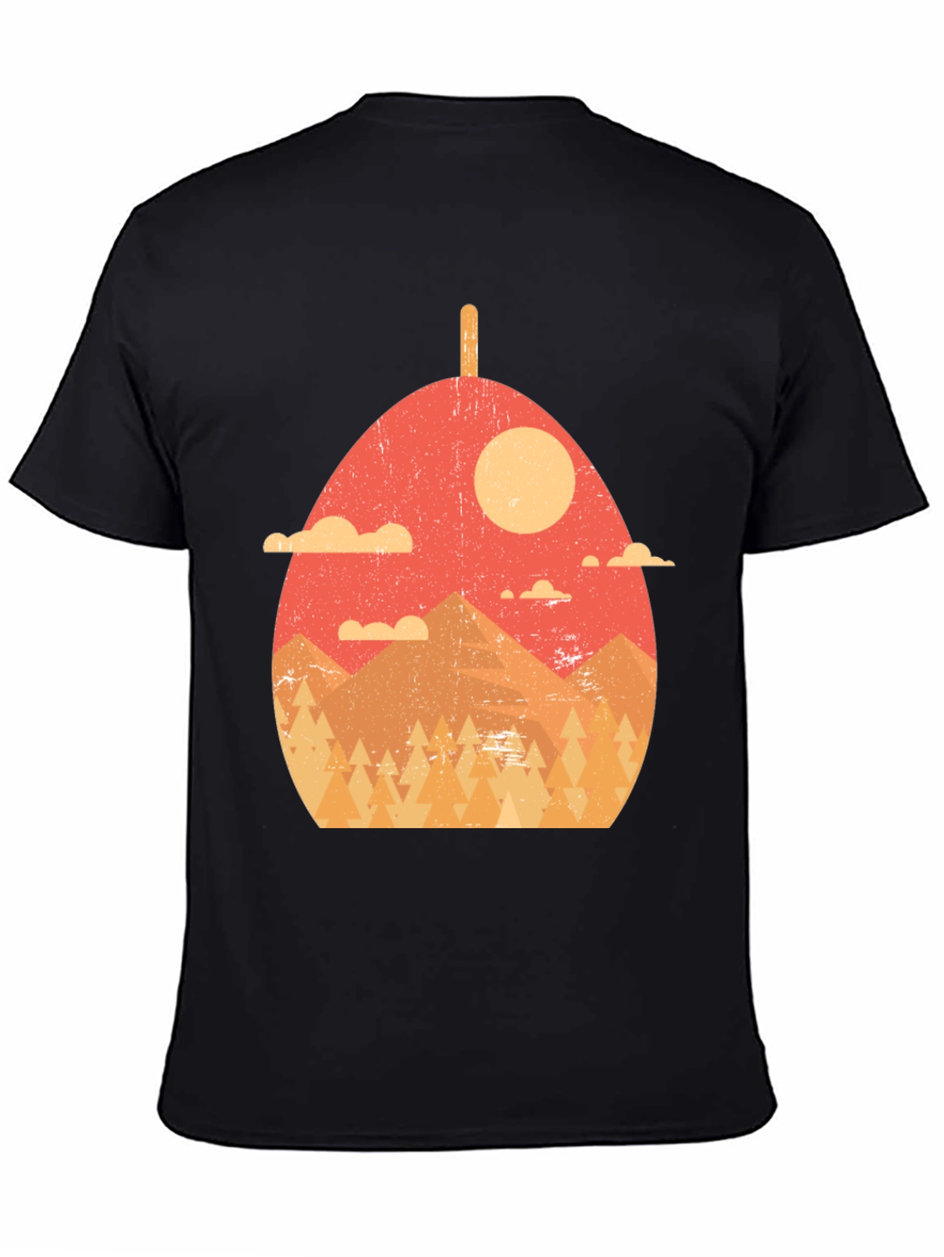Retro Mountainscape Graphic Tee - Nature Lovers Shirt