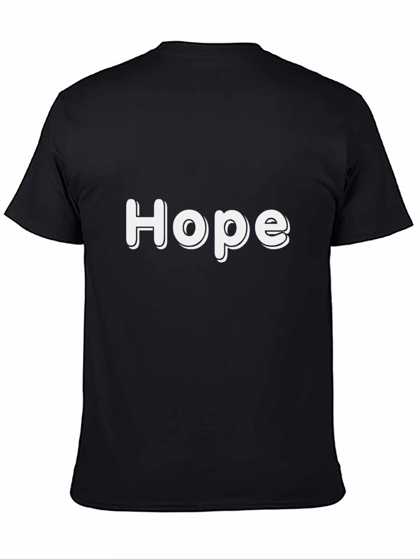 Hope Graphic Tee - Black Casual Shirt