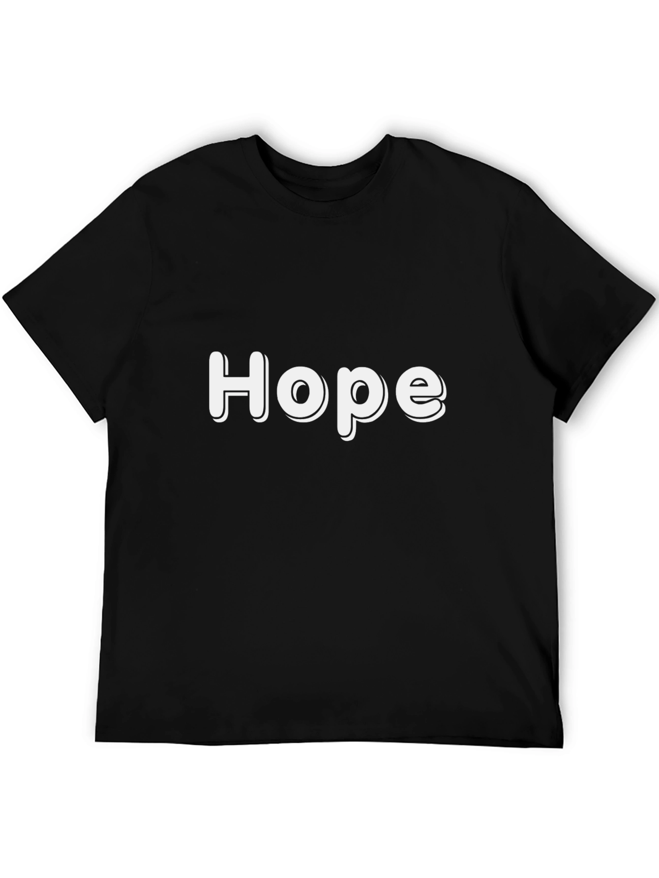 Hope Graphic Tee - Black Casual Shirt