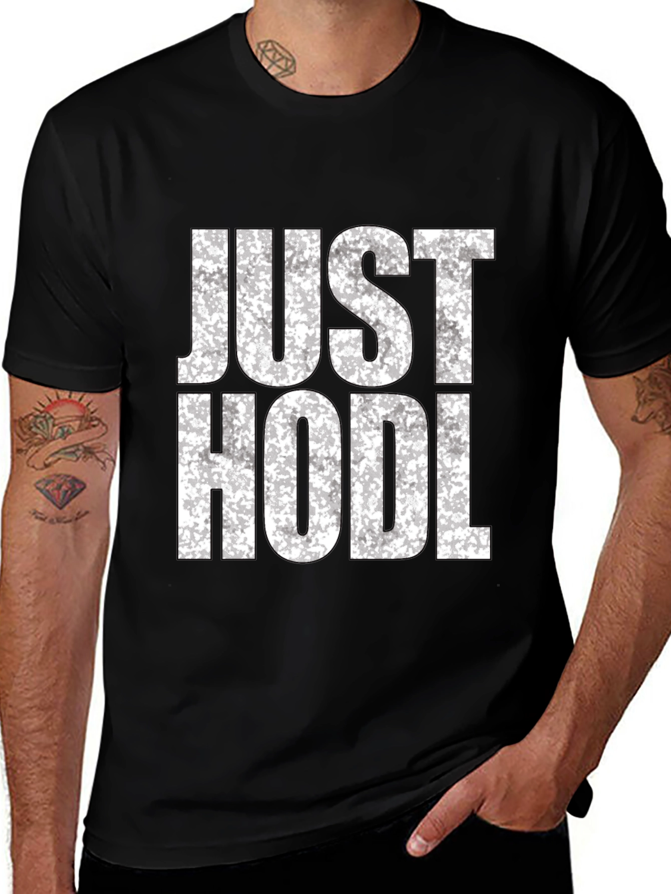 Just Hodl T-Shirt - Crypto Investor Tee