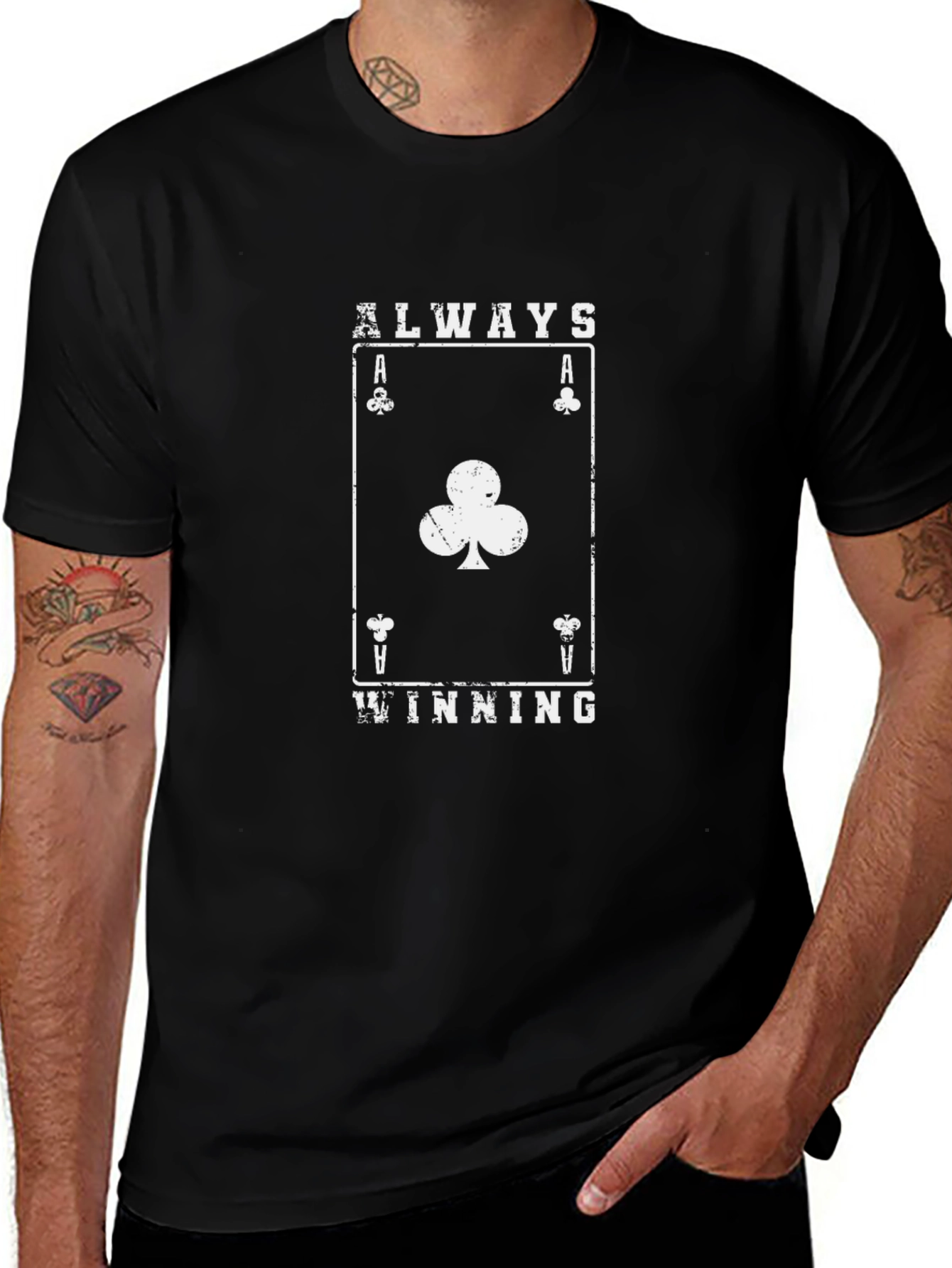 Always Winning Ace of Clubs Graphic Tee