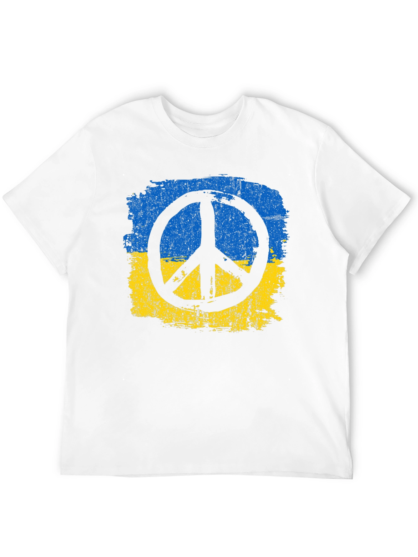Ukraine Peace Symbol Graphic Tee