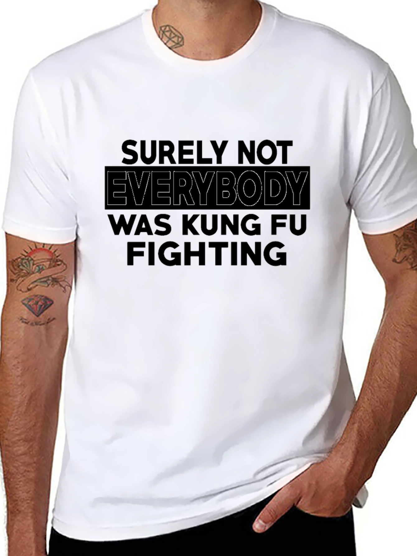 Kung Fu Fighting Black T-Shirt