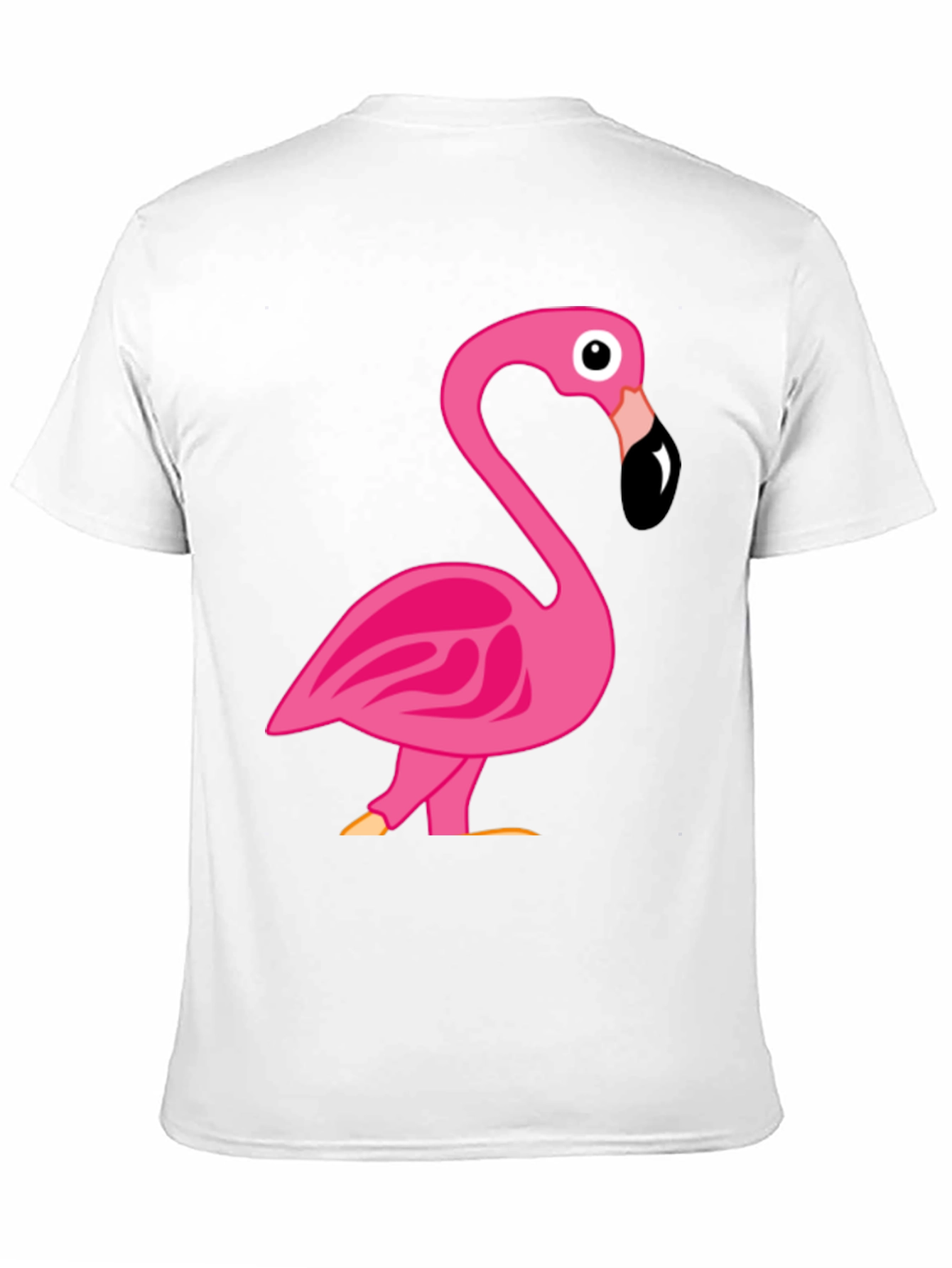 Fun Flamingo Graphic T-Shirt - Black