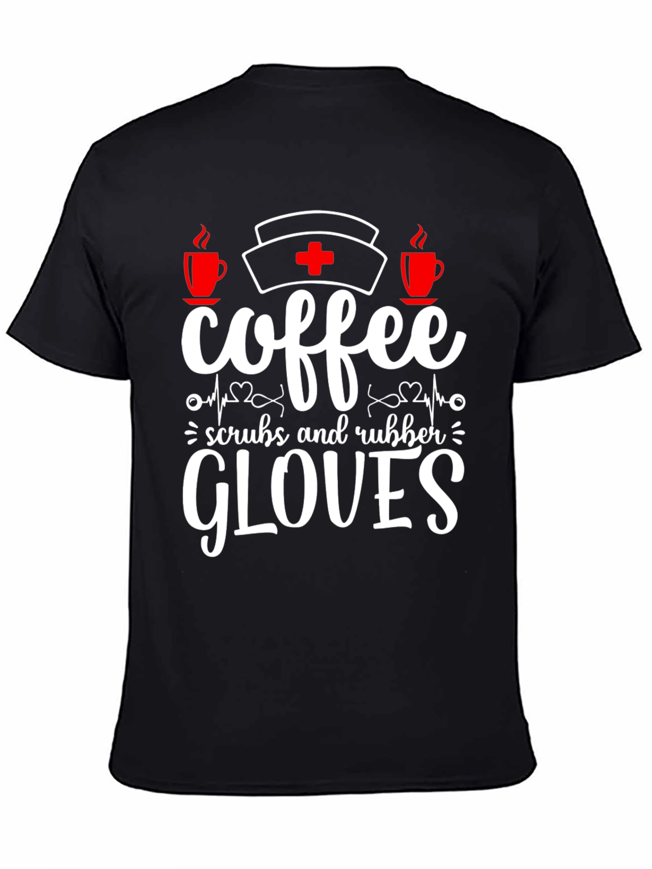 Coffee Scrubs Rubber Gloves T-Shirt