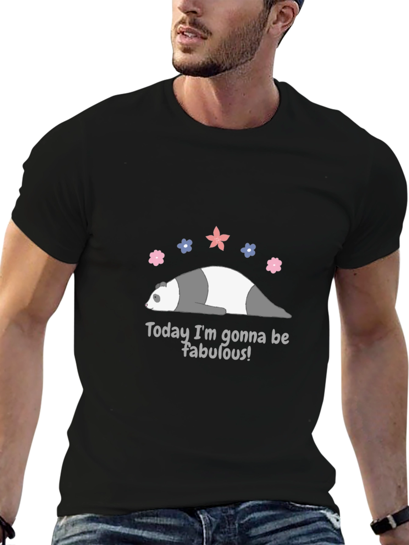 Funny Panda Fabulous Graphic Tee