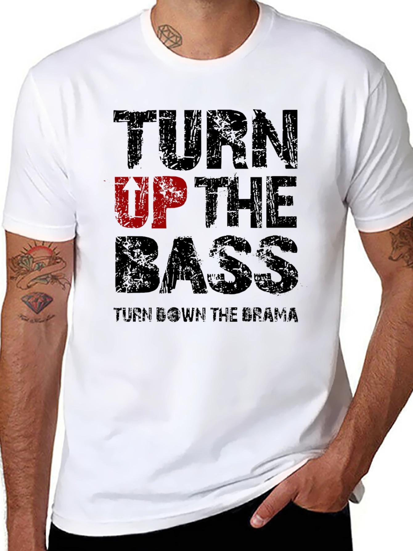 Turn Up The Bass Graphic T-Shirt