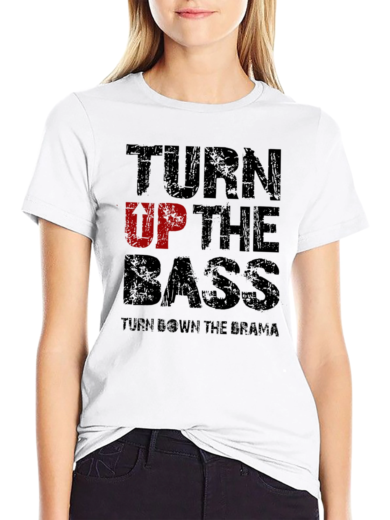 Turn Up The Bass Graphic T-Shirt