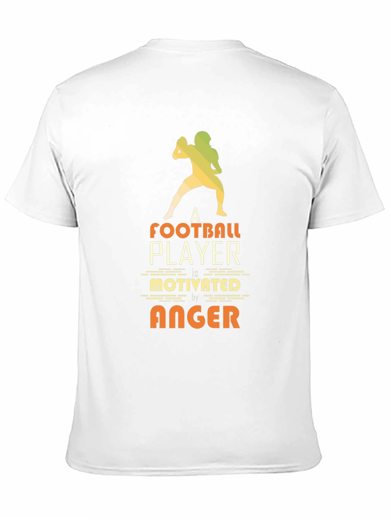 Football Player Motivated by Anger T-Shirt