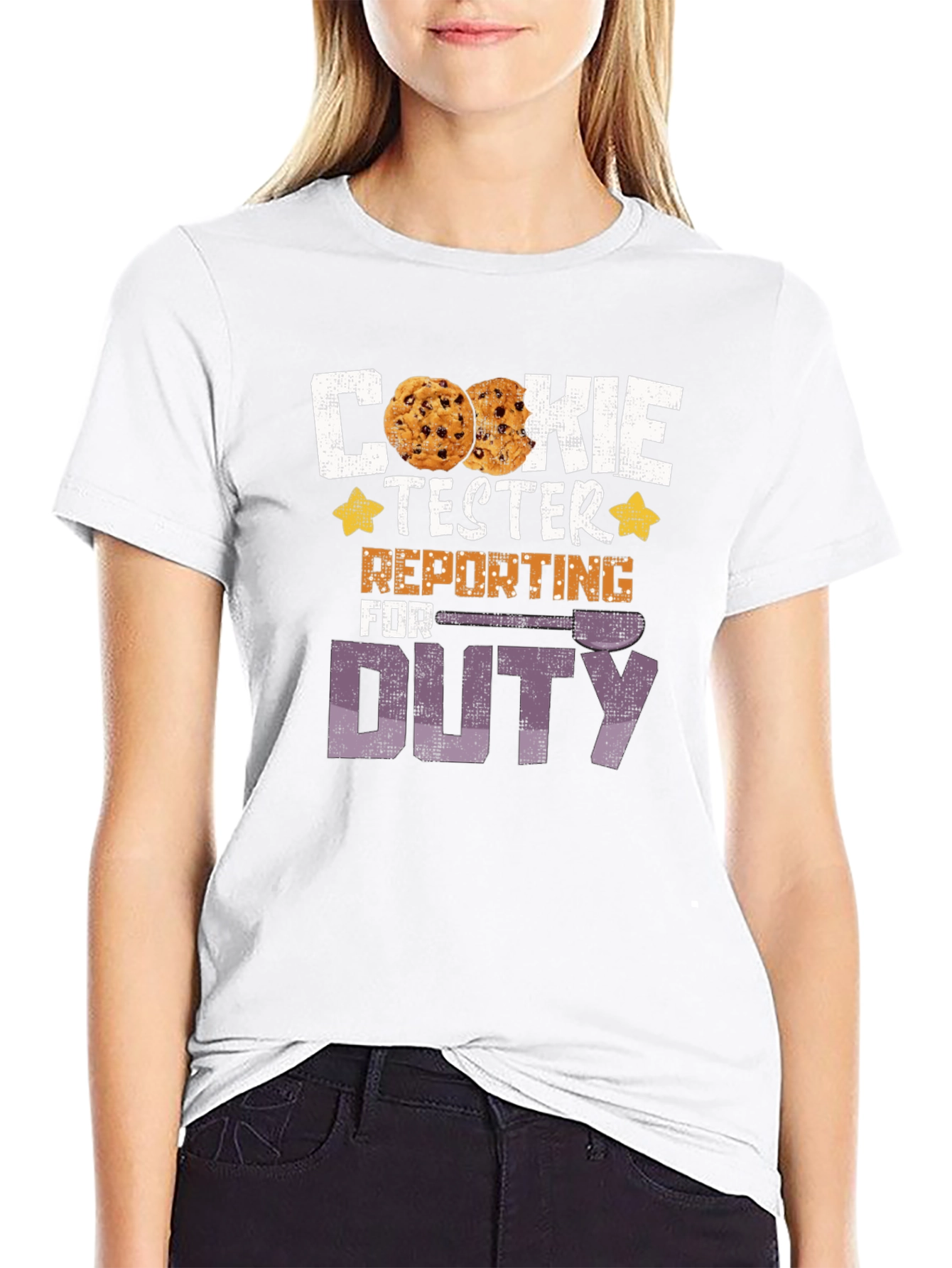 Cookie Tester Duty T-Shirt - Funny Novelty Tee