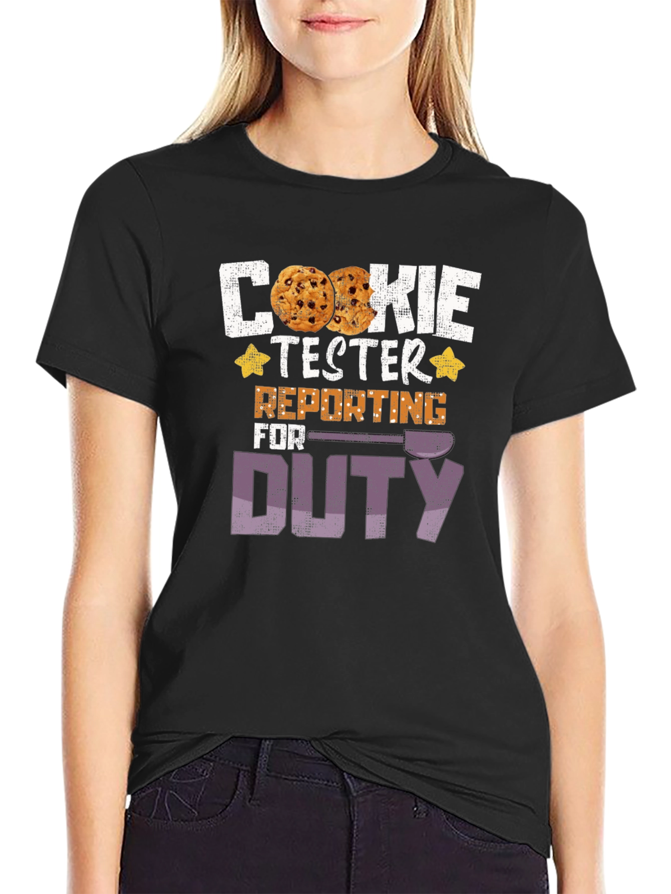 Cookie Tester Duty T-Shirt - Funny Novelty Tee