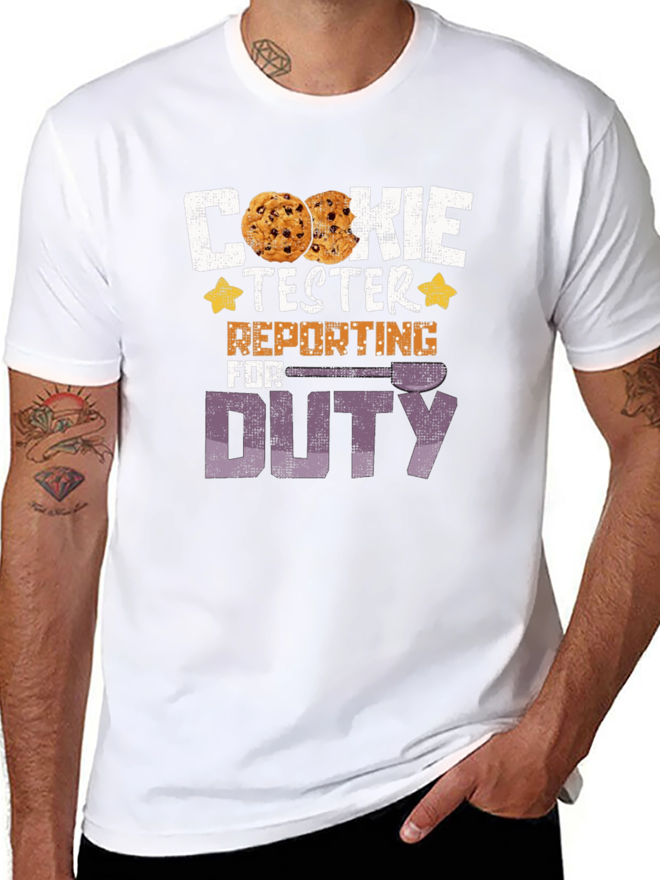 Cookie Tester Duty T-Shirt - Funny Novelty Tee